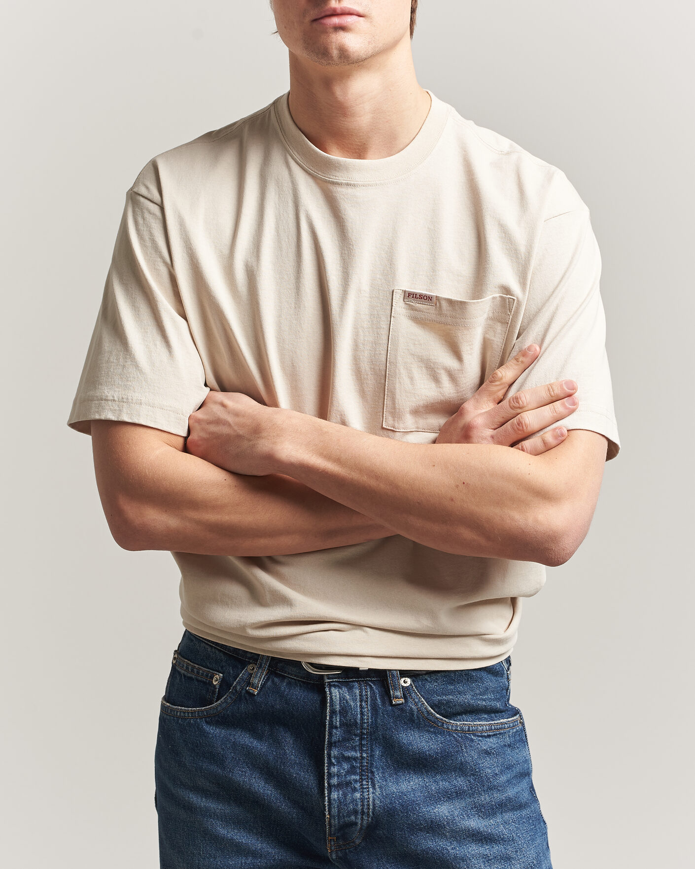 Herr | T-Shirts | Filson | Pocket T-Shirt Natural