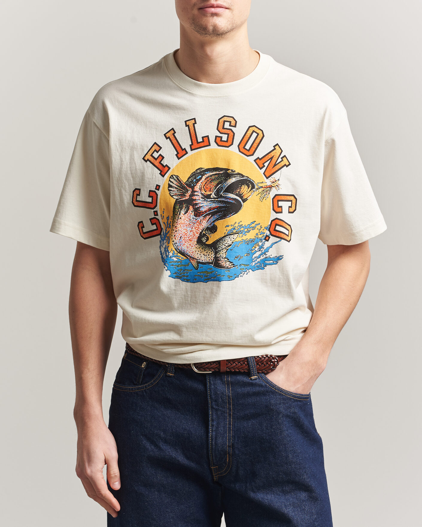 Herr | T-Shirts | Filson | Dry Fly Graphic T-Shirt Basswood
