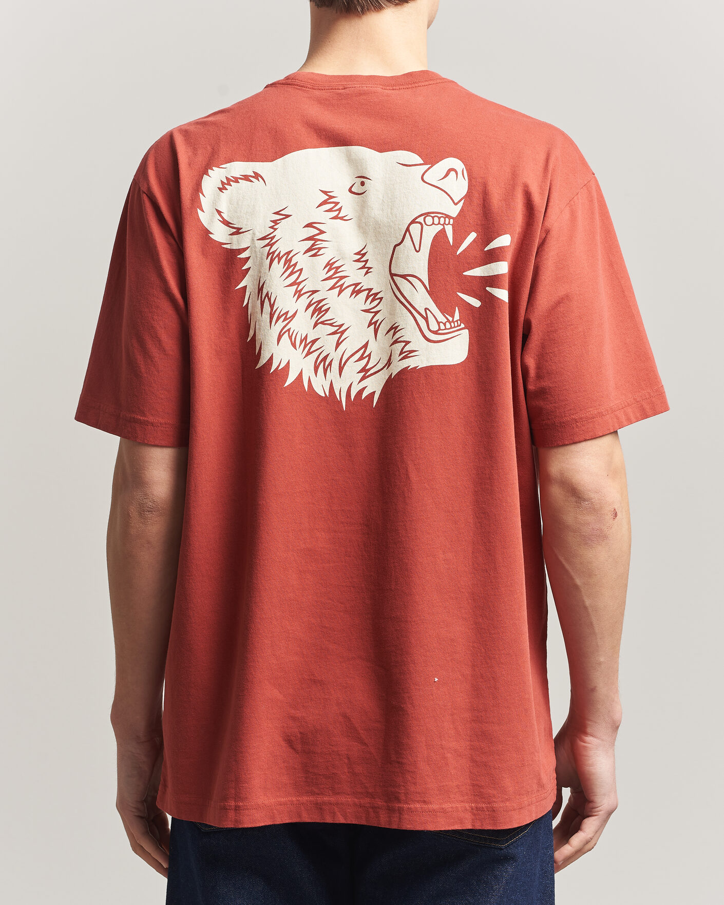 Herr | T-Shirts | Filson | Bear Graphic T-Shirt Chili Oil