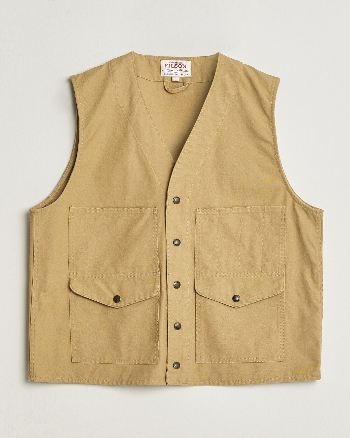 Herr | Västar | Filson | Dry Tin Vest Tan