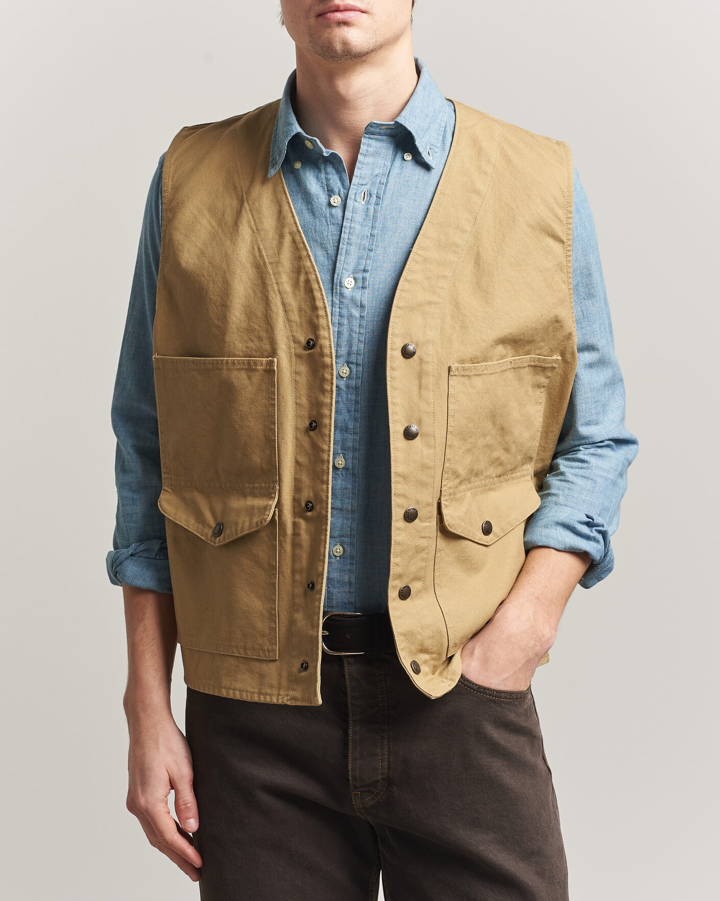 Herr | Västar | Filson | Dry Tin Vest Tan