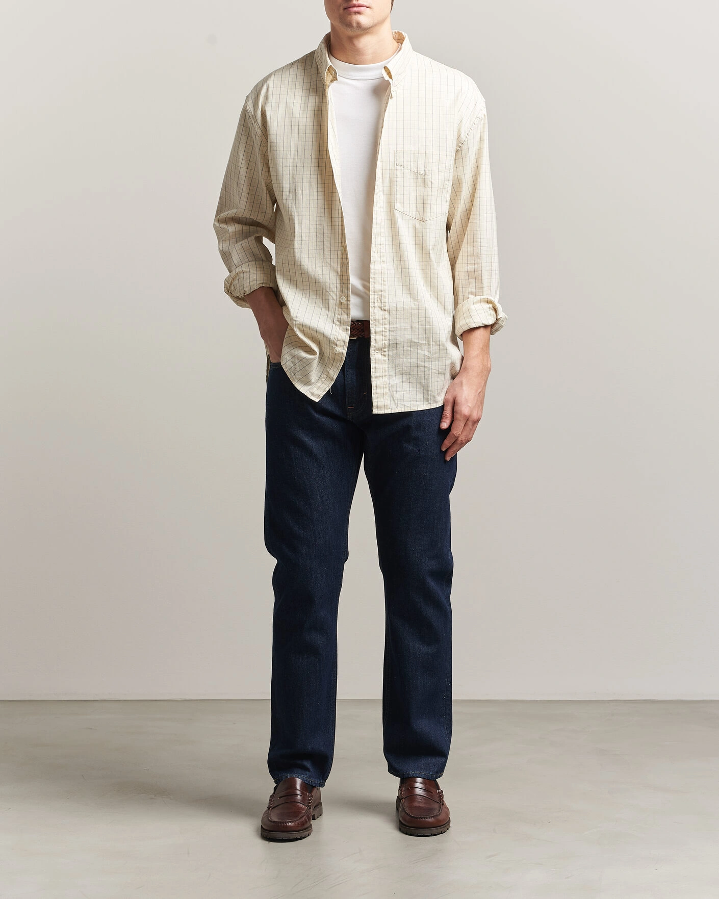 Herr | Byxor | -1 Nordic Denim | Regular Fit Jeans Super Dark