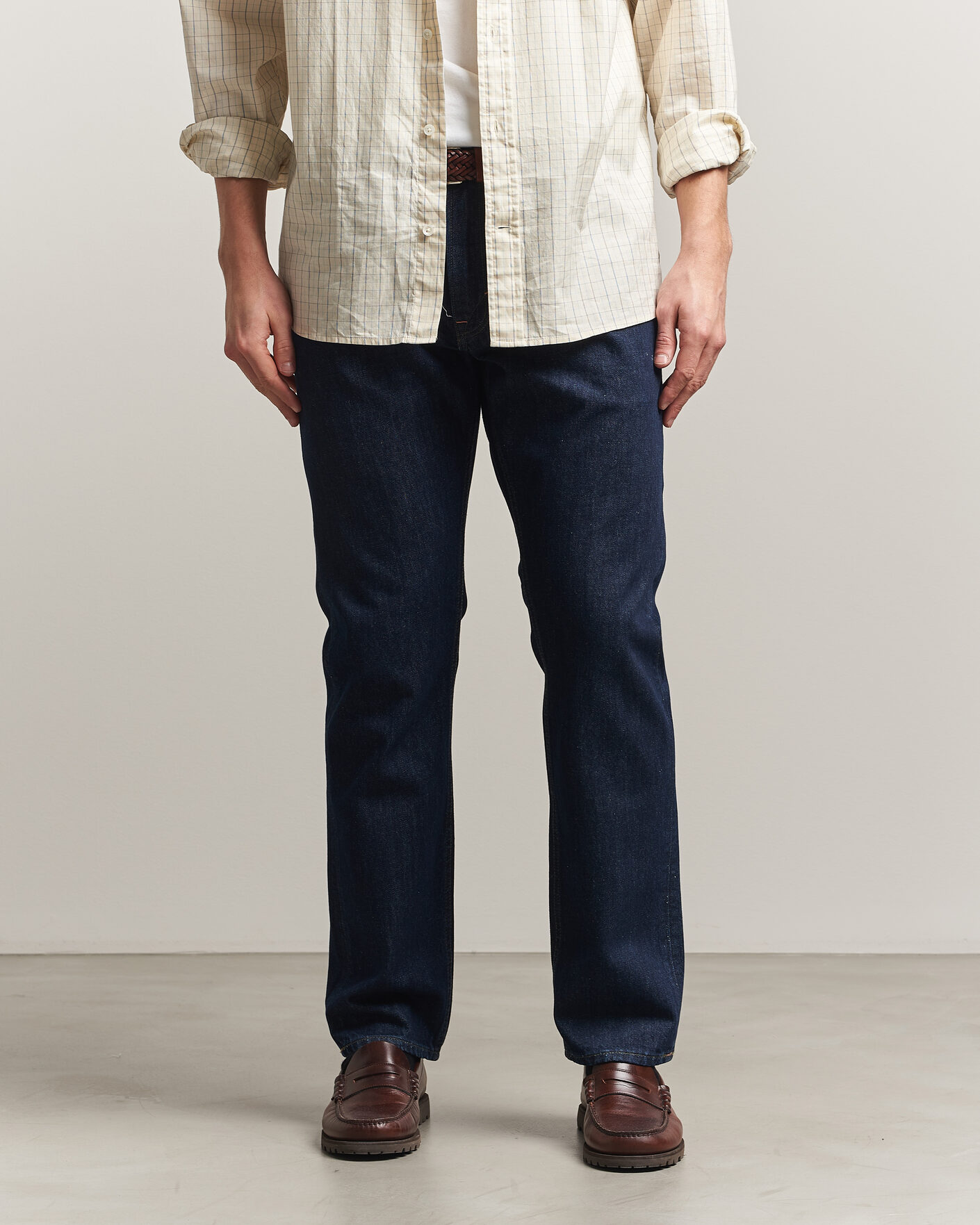 Herr | Byxor | -1 Nordic Denim | Regular Fit Jeans Super Dark