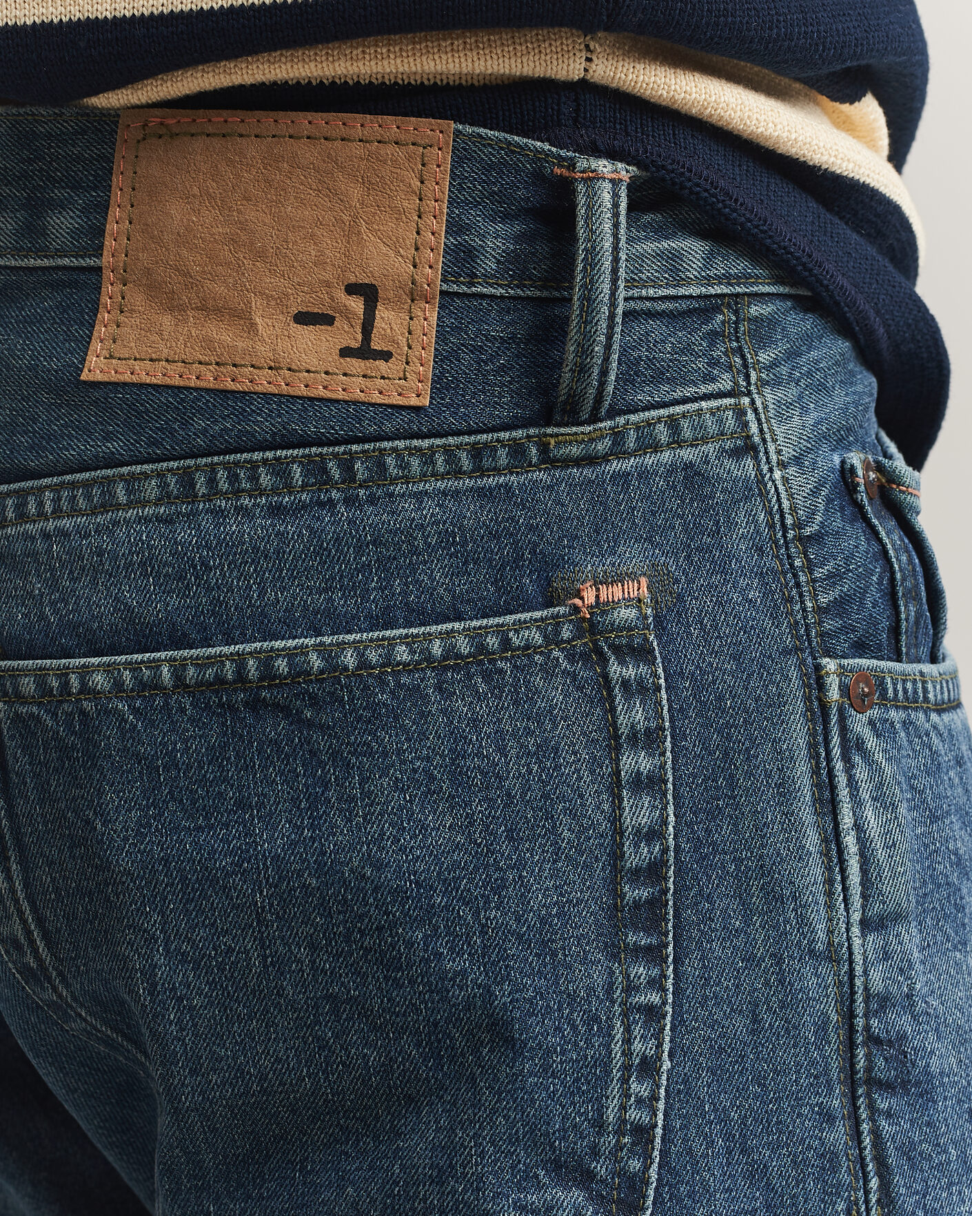 Herr | Byxor | -1 Nordic Denim | Regular Fit Jeans Dark Authentic