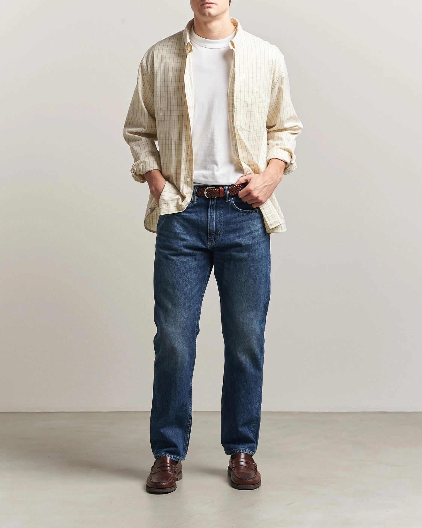 Herr | Byxor | -1 Nordic Denim | Regular Fit Jeans Nordic Worn In