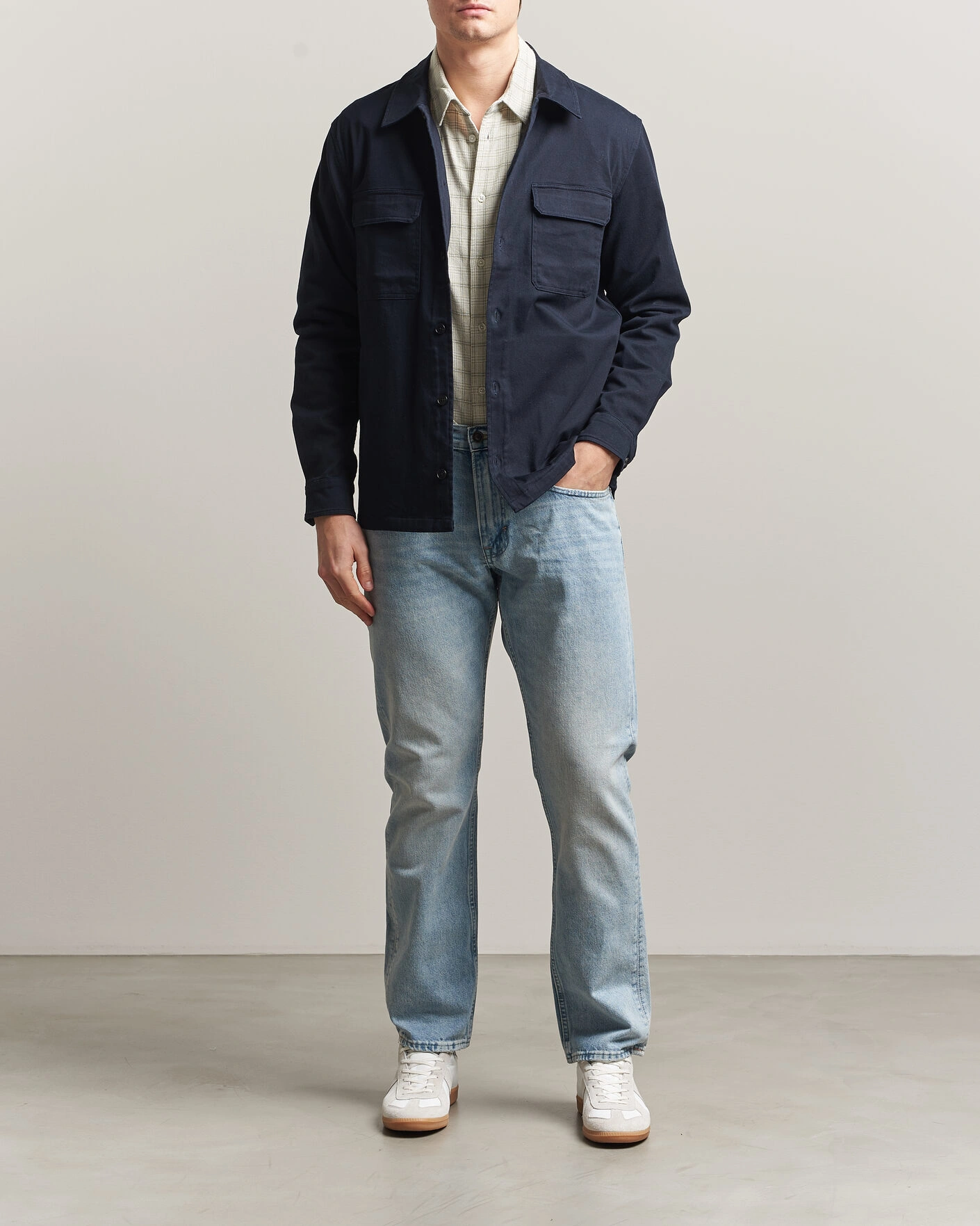 Herr | Byxor | -1 Nordic Denim | Regular Fit Jeans Sky Blue