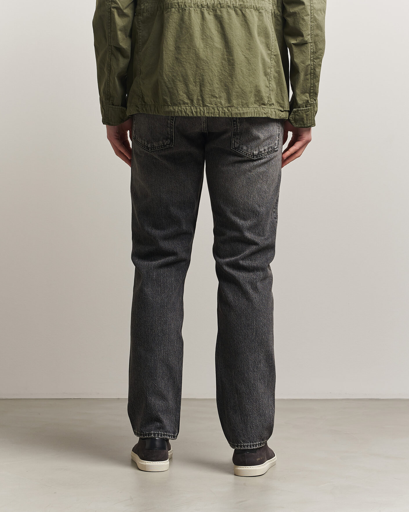 Herr | Byxor | -1 Nordic Denim | Regular Fit Jeans Thunderstorm Black Clean