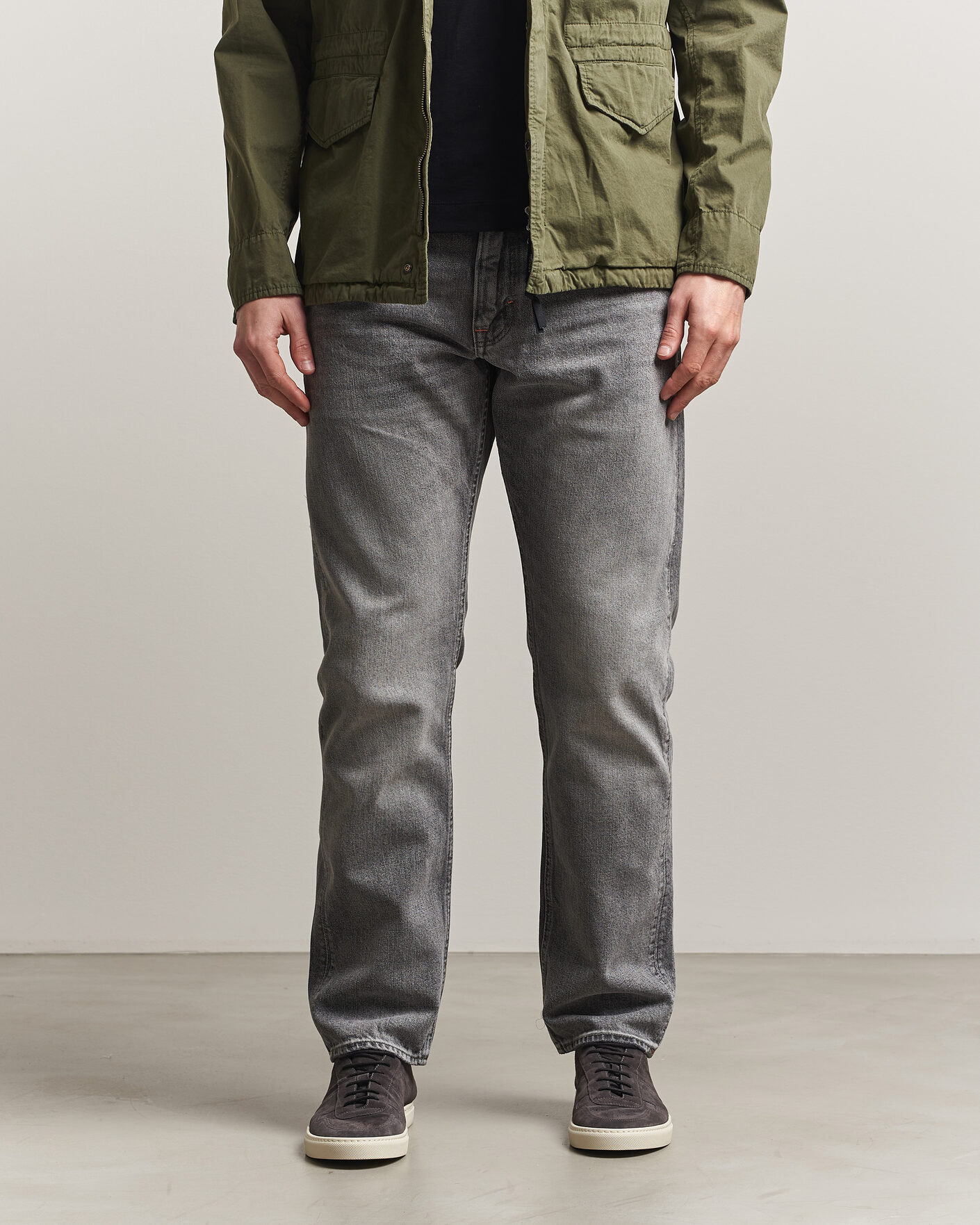 Herr | Byxor | -1 Nordic Denim | Regular Fit Jeans Summer Grey