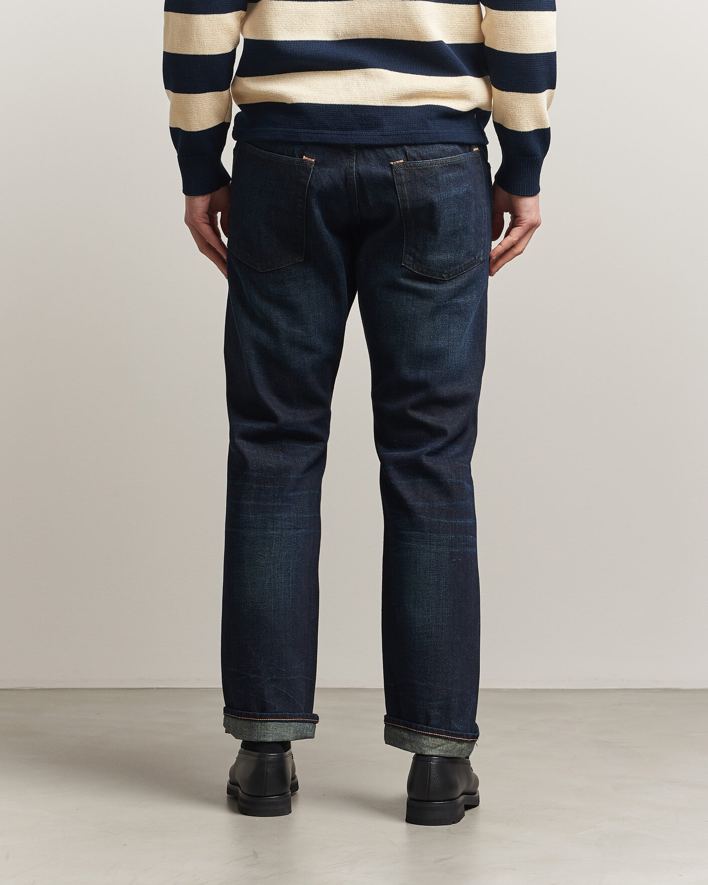 Herr | Byxor | -1 Nordic Denim | Regular Fit Selvedge Jeans Connoisseur Blue