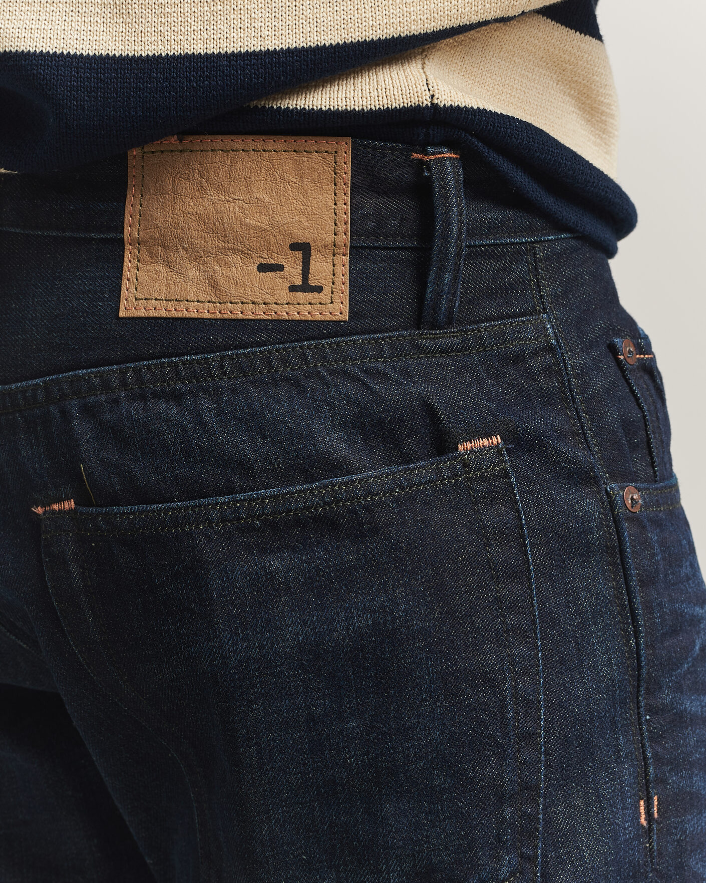 Herr | Byxor | -1 Nordic Denim | Regular Fit Selvedge Jeans Connoisseur Blue