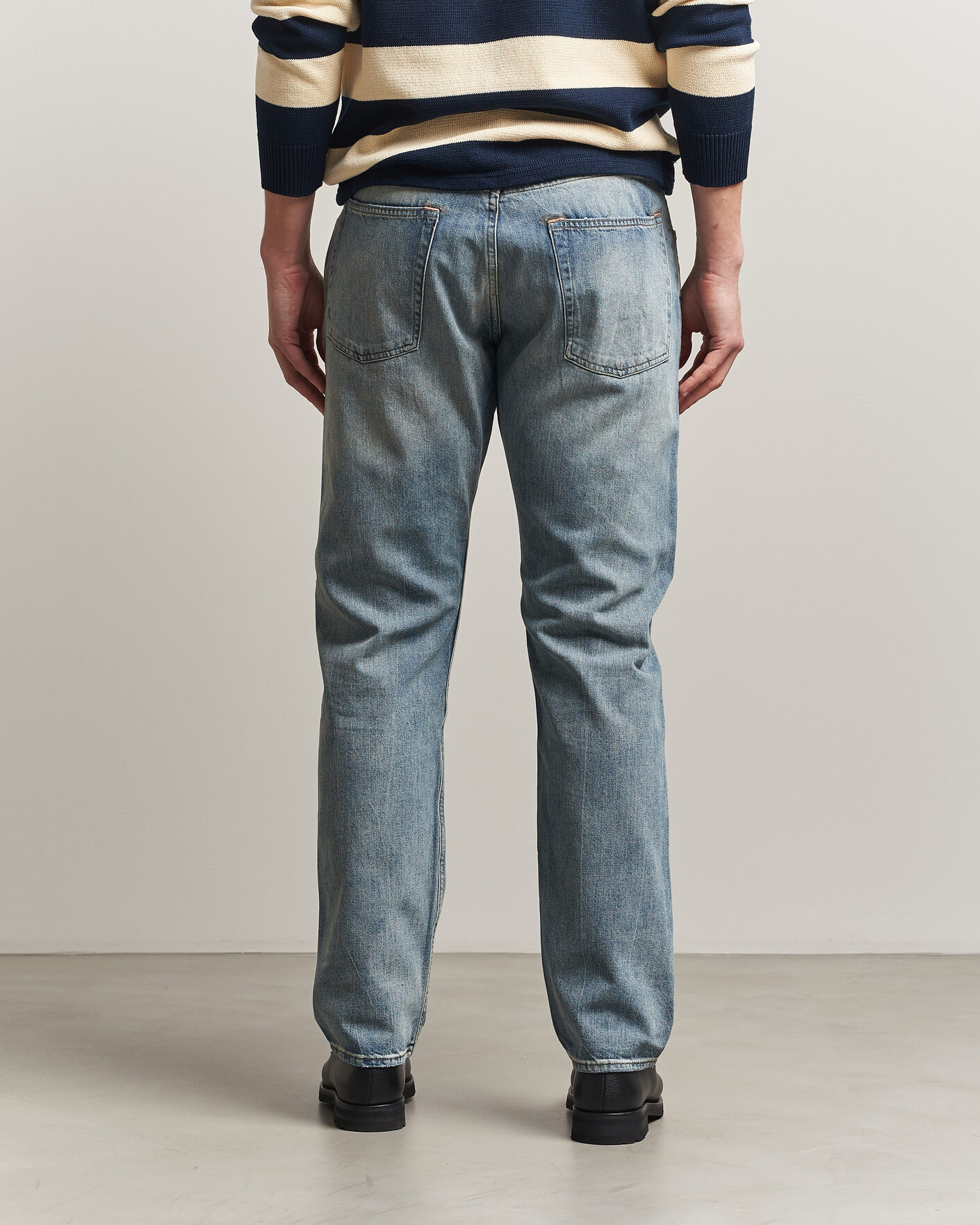 Herr | Byxor | -1 Nordic Denim | Regular Fit Selvedge Jeans Summer Breeze