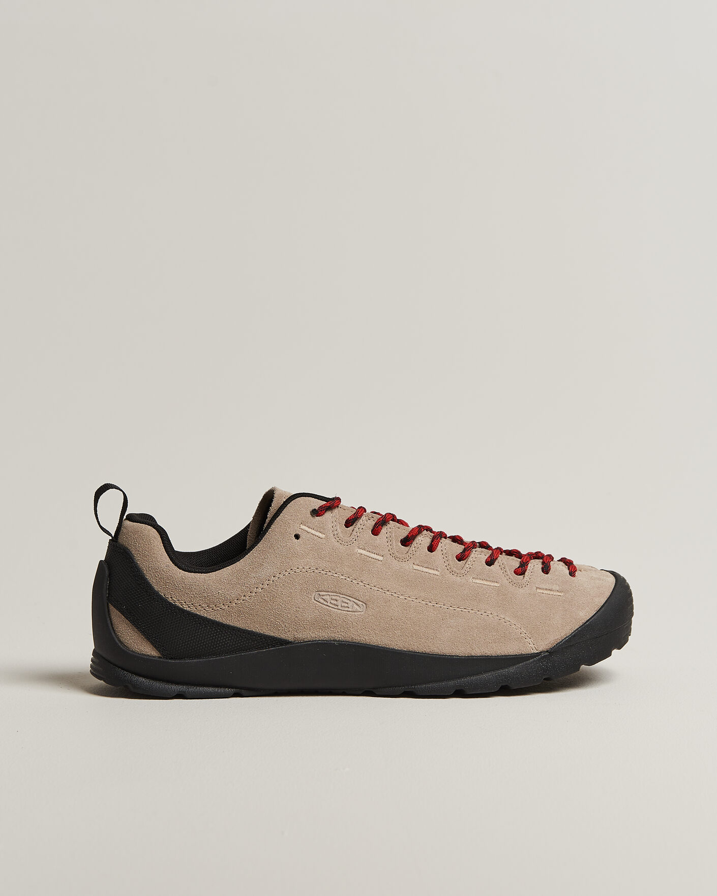 Herr | Trail Sneakers | KEEN | Jasper Suede Sneaker Silver Mink