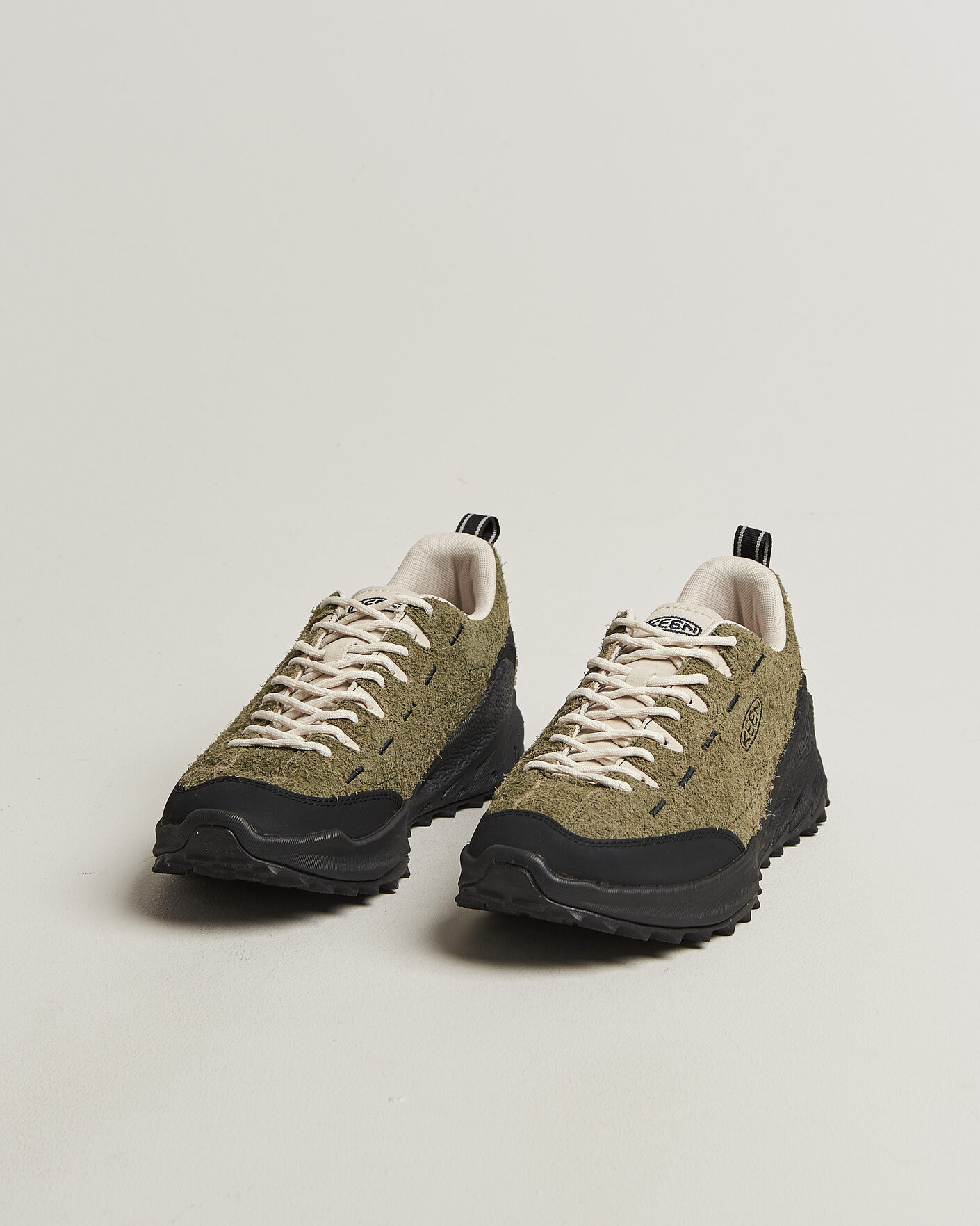 Herr | Trail Sneakers | KEEN | Jasper Zionic Suede Sneaker Dark Olive