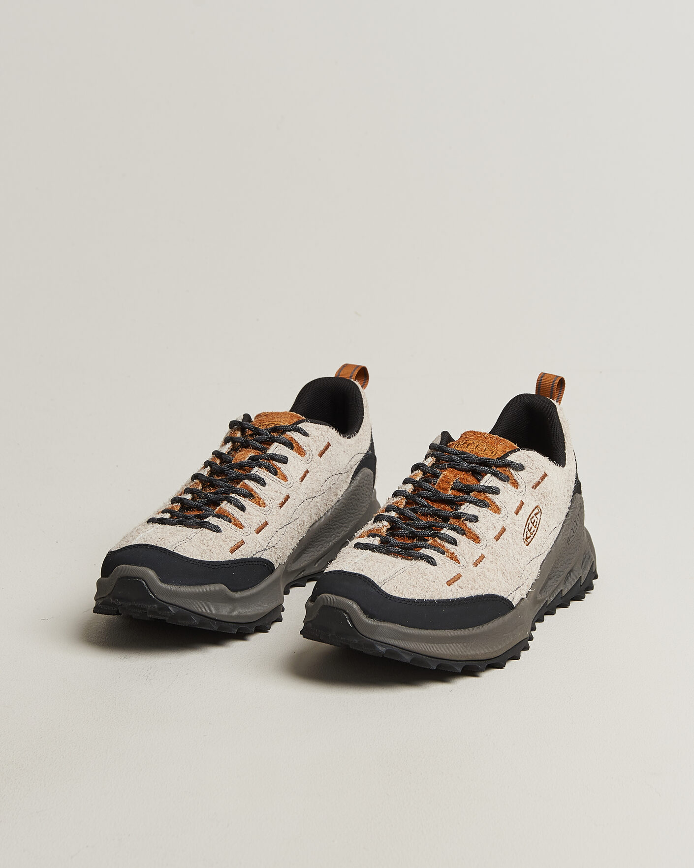 Herr | Trail Sneakers | KEEN | Jasper Zionic Suede Sneaker Maple