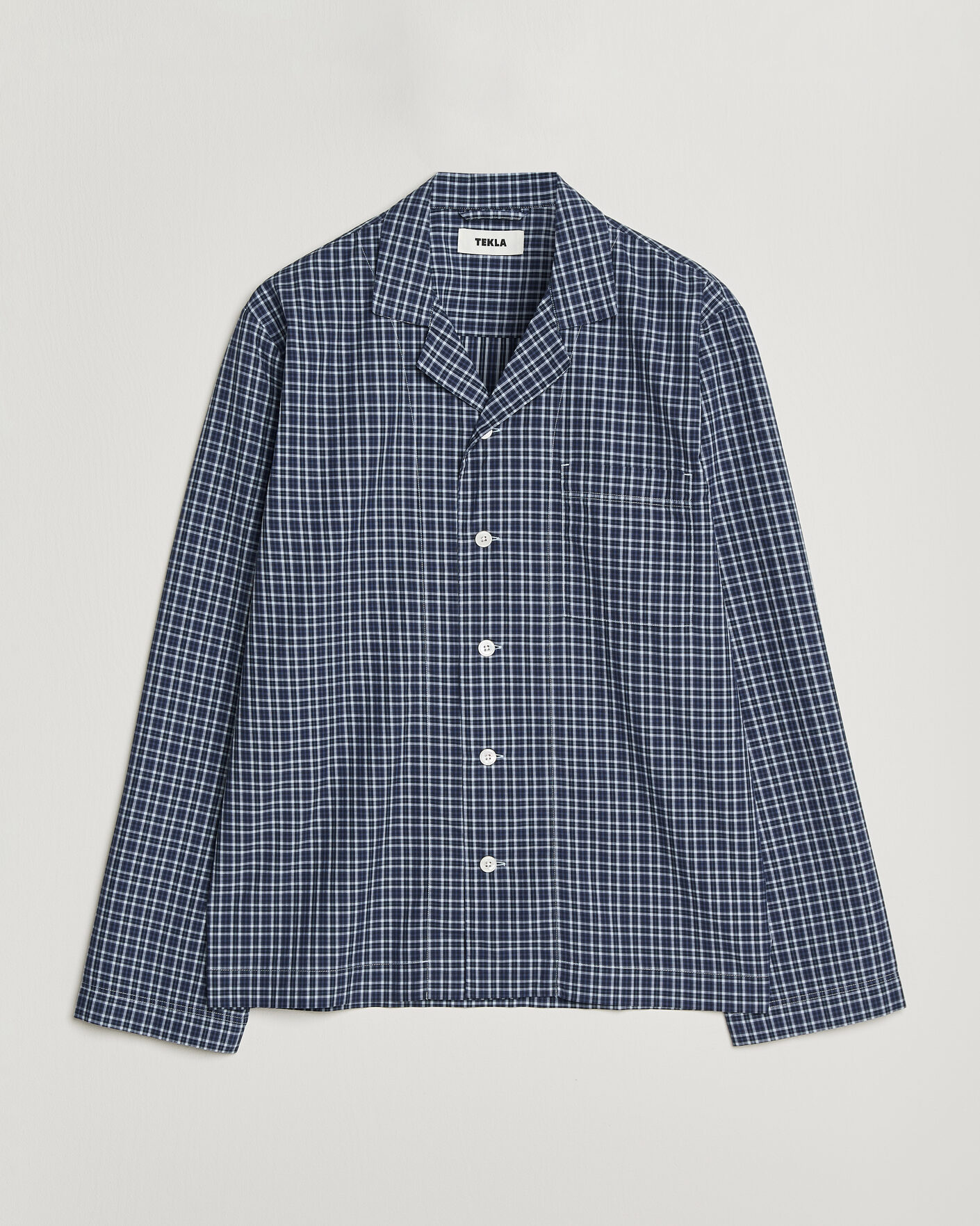 Herr | Pyjamas & Morgonrockar | Tekla | Fine Twill Pyjama Shirt Lanegan Checks