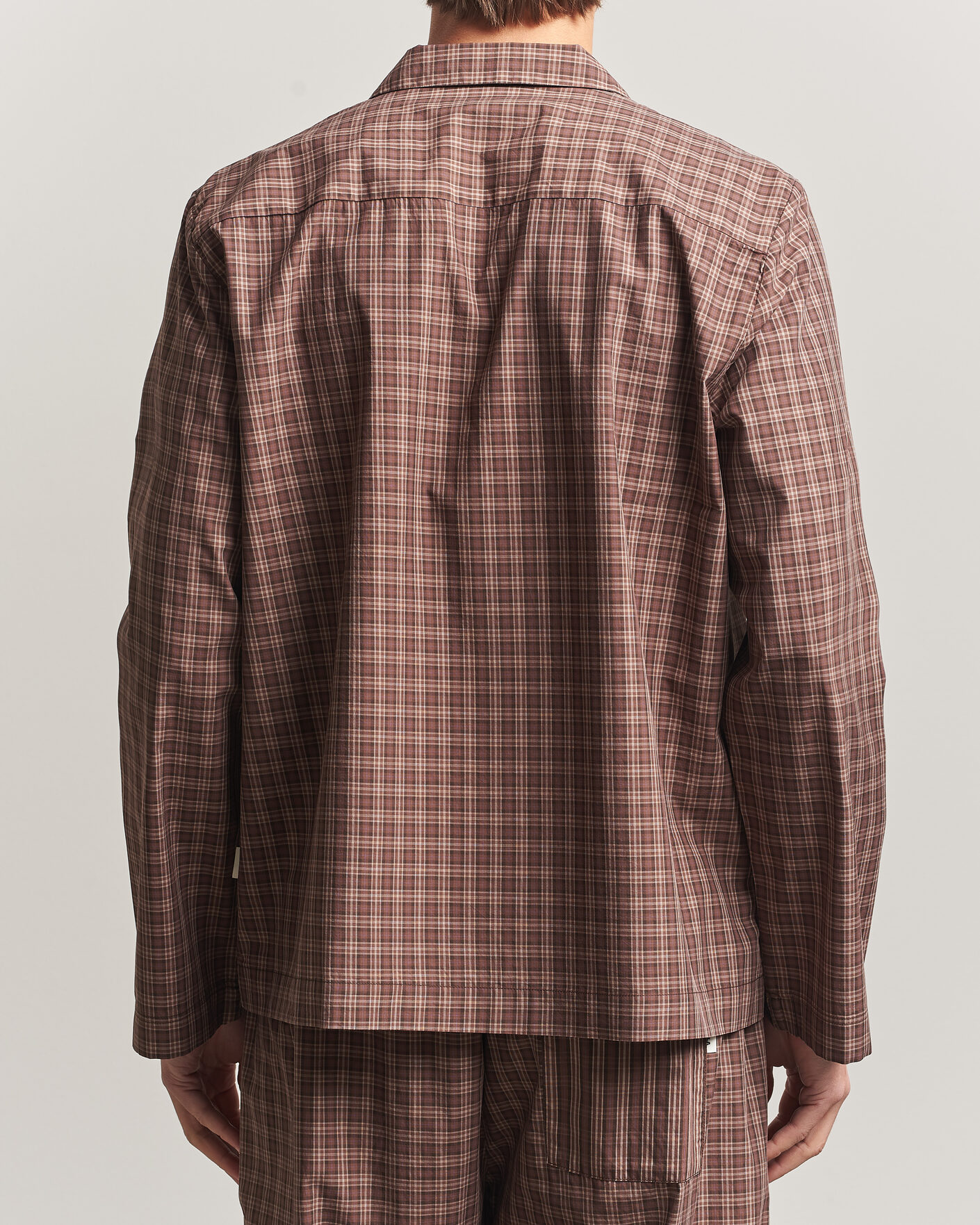 Herr | Pyjamas & Morgonrockar | Tekla | Fine Twill Pyjama Shirt Serra Checks