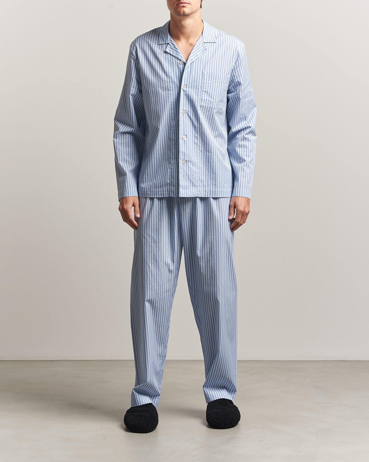Herr | Pyjamas & Morgonrockar | Tekla | Fine Twill Pyjama Pants Cooper Stripes