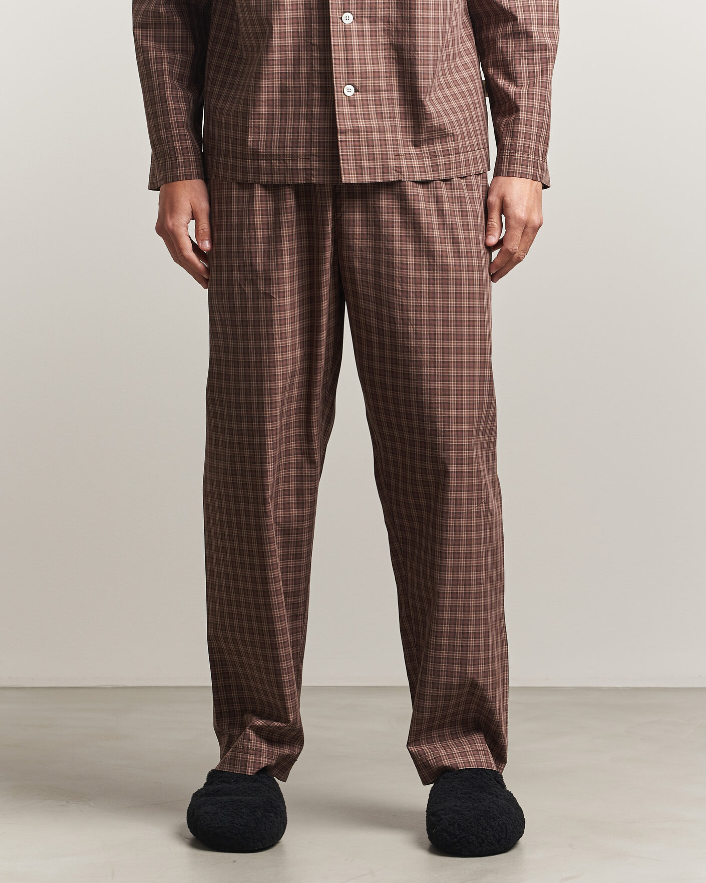 Herr | Pyjamas & Morgonrockar | Tekla | Fine Twill Pyjama Pants Serra Checks