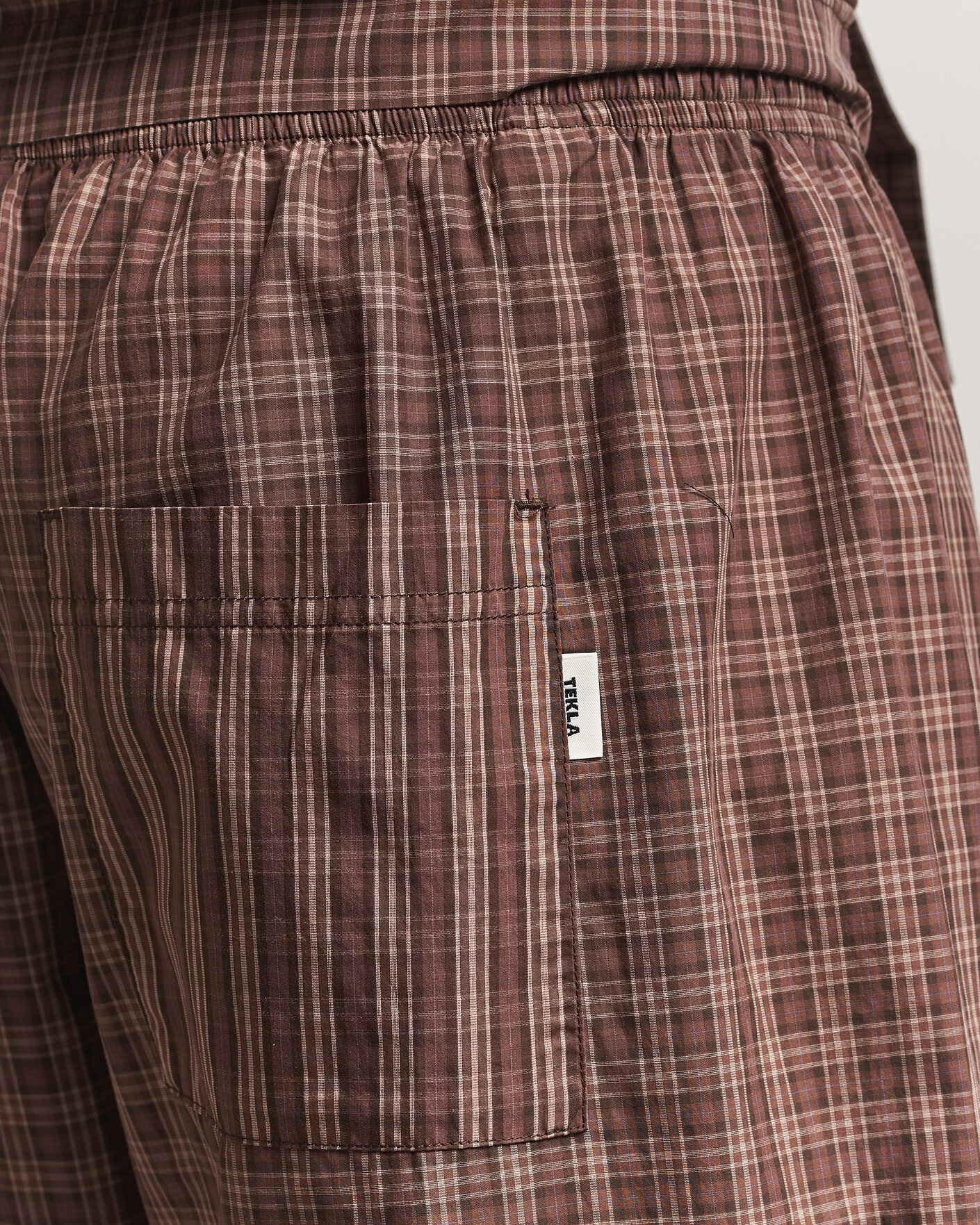 Herr | Pyjamas & Morgonrockar | Tekla | Fine Twill Pyjama Pants Serra Checks