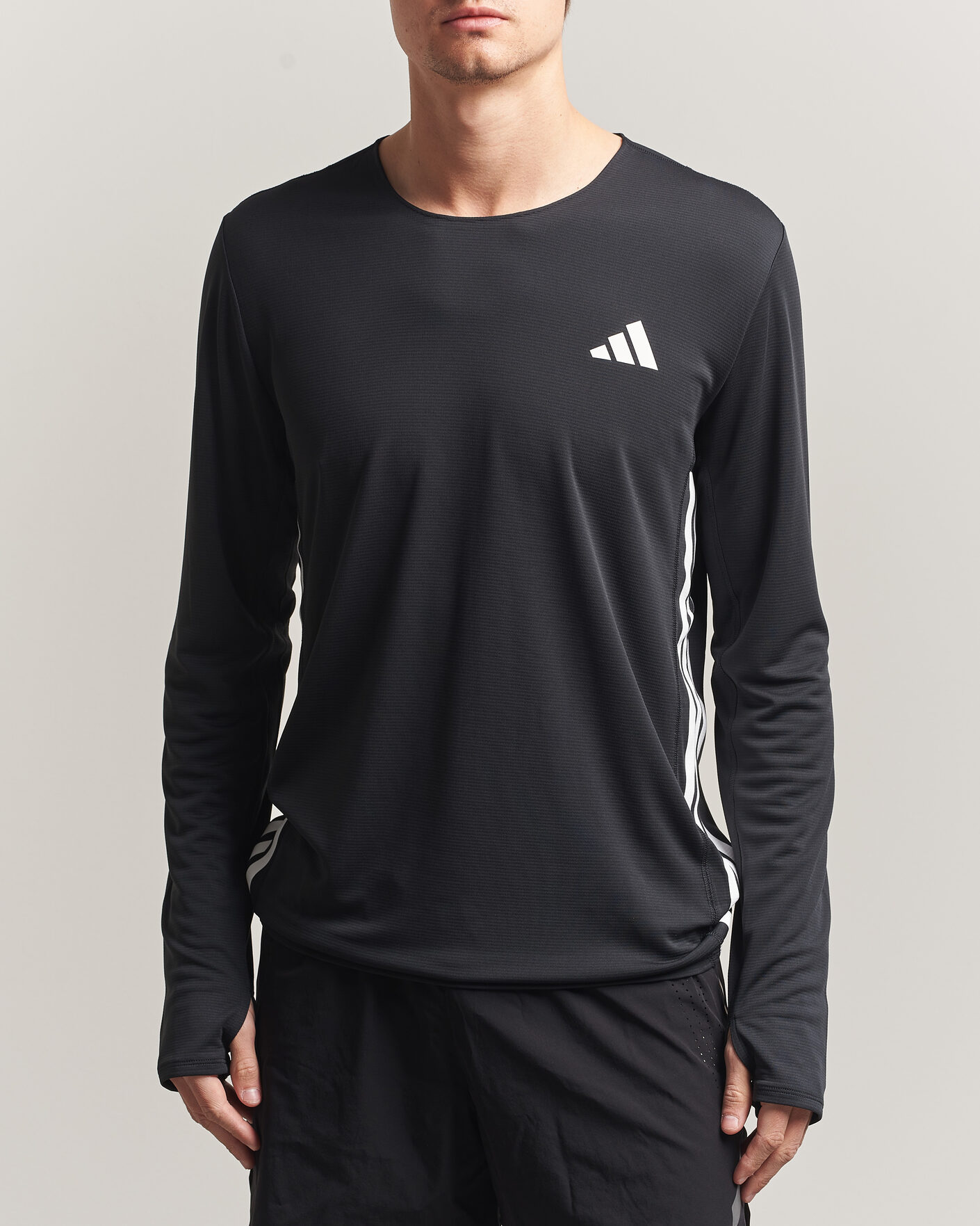 Herr | T-Shirts | adidas Performance | ADIZERO Running Long Sleeve T-Shirt Black