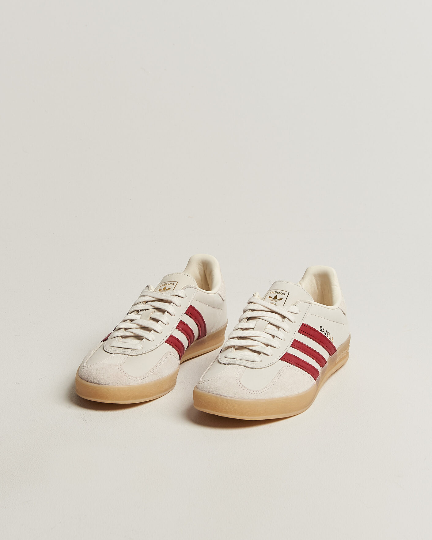 Herr | Sneakers | adidas Originals | Gazelle Indoor Sneaker White/Red