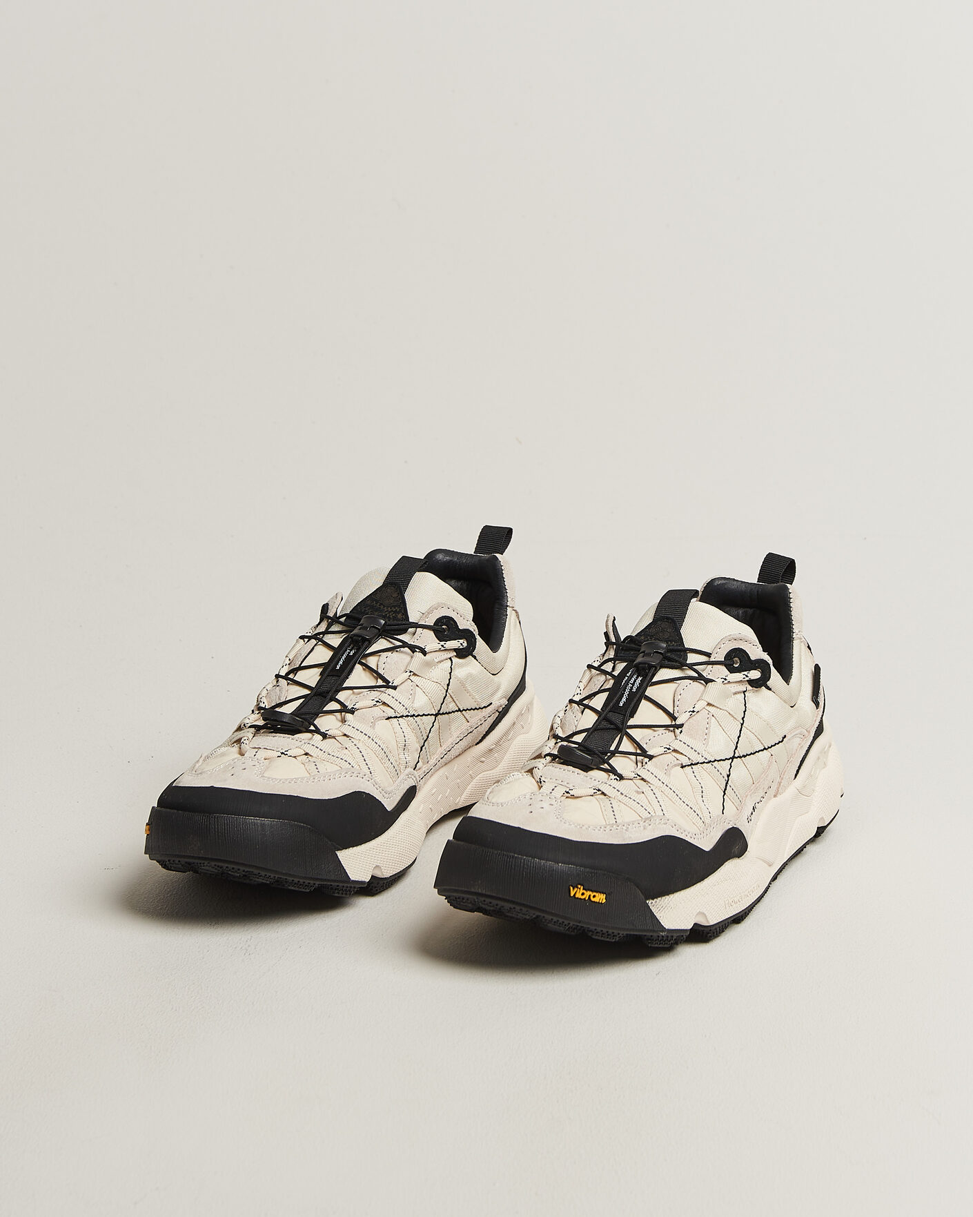 Herr | Sneakers | Flower Mountain | Iwano 2 Suede/Nylon Trail Sneaker White/Black