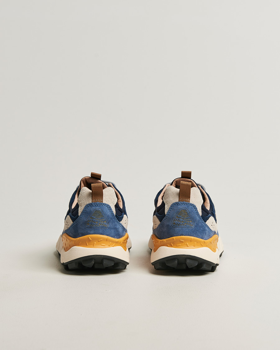Herr | Sneakers | Flower Mountain | Yamano 3 Suede/Nylon Sneaker Dark Blue
