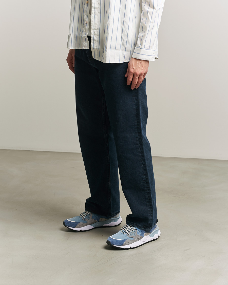 Herr | Sneakers | Flower Mountain | Yamano 3 Suede/Nylon Sneaker Light Blue