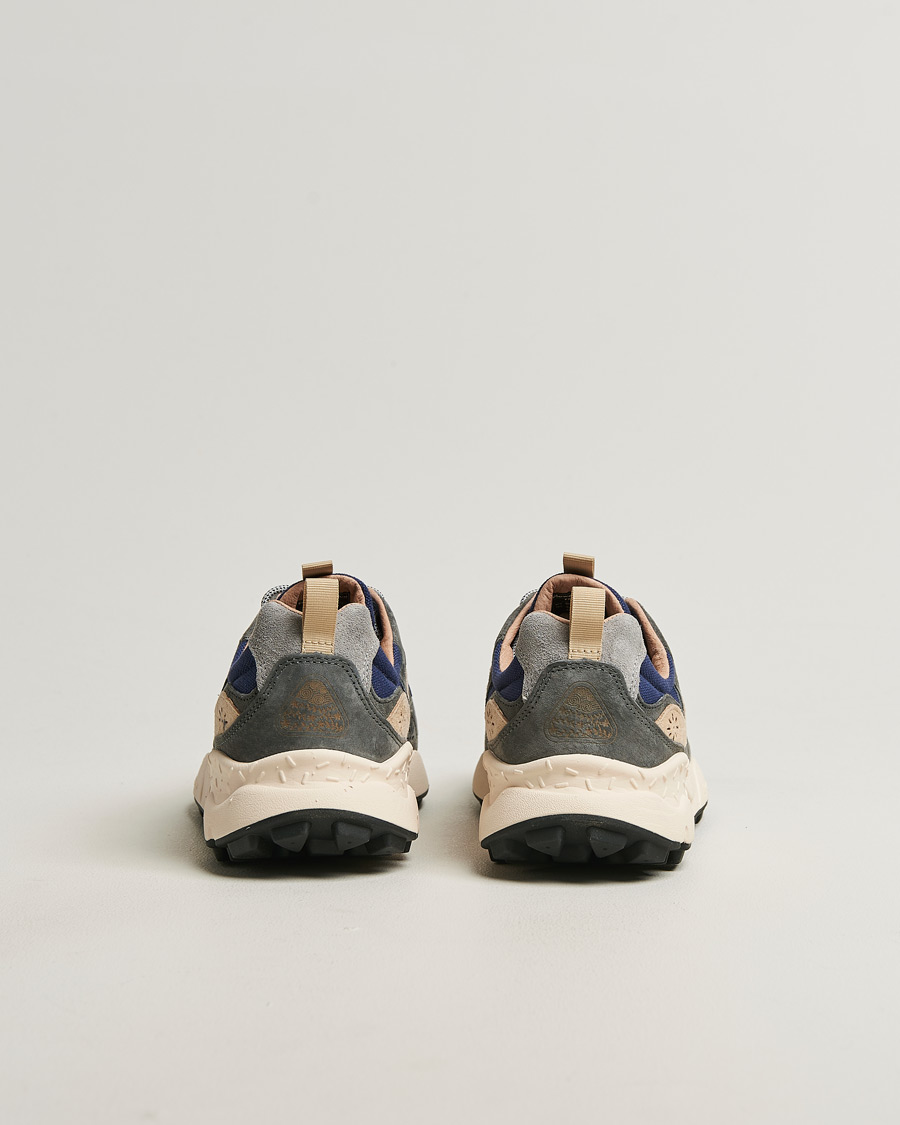 Herr | Sneakers | Flower Mountain | Yamano 3 Suede/Canvas Sneaker Blue/Grey