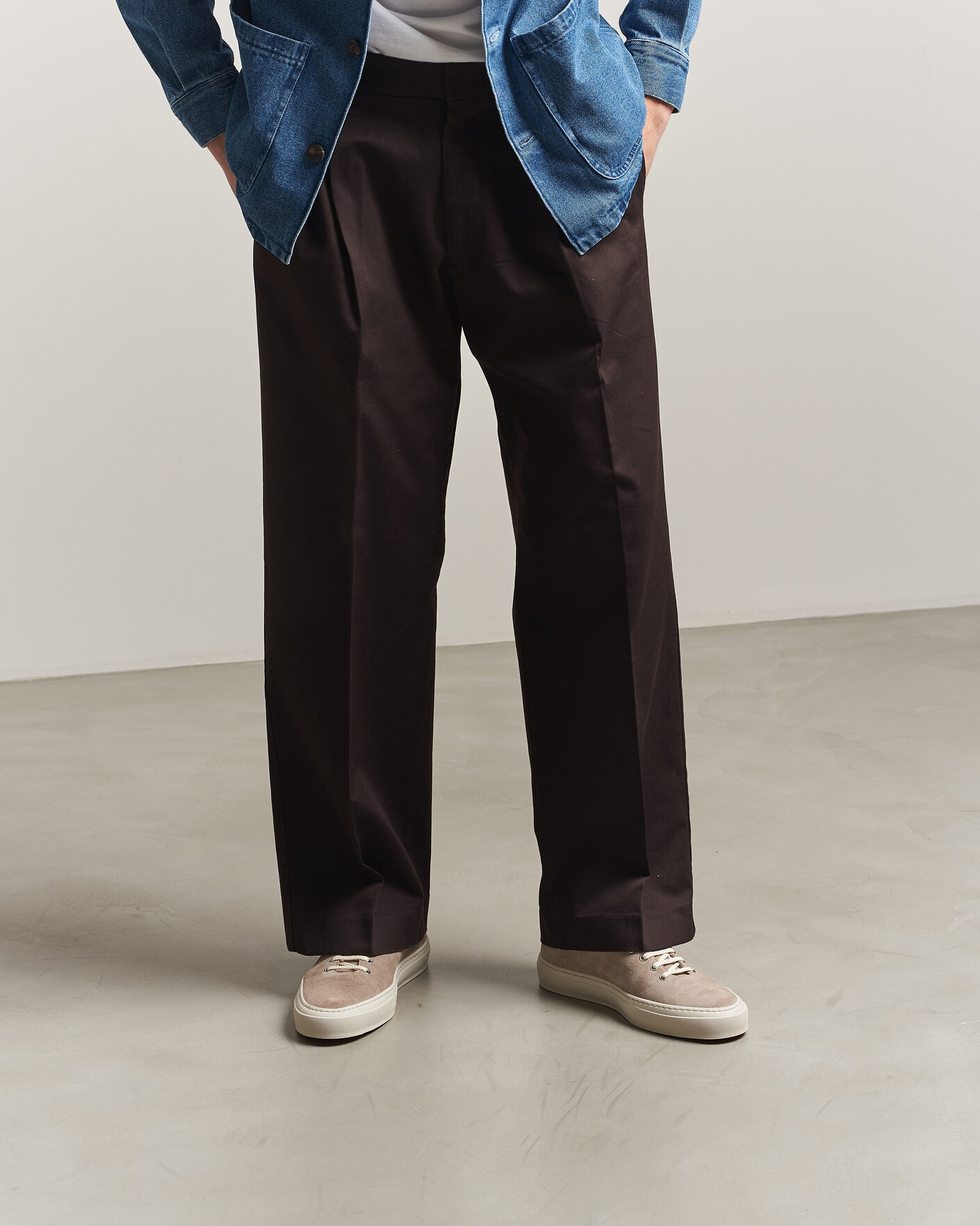 Herr | Sneakers | CQP | Genoa Suede Deck Shoe Taupe