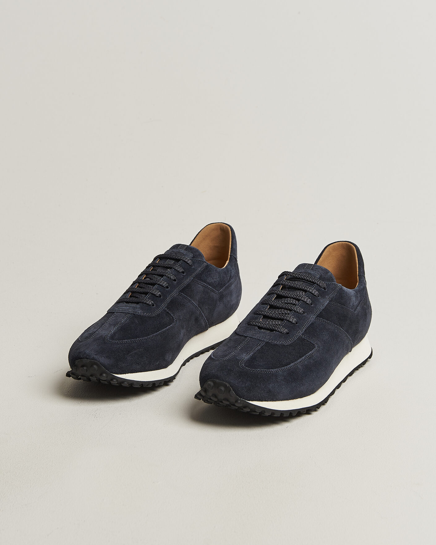 Herr | Sneakers | CQP | Stride Suede Runner Navy