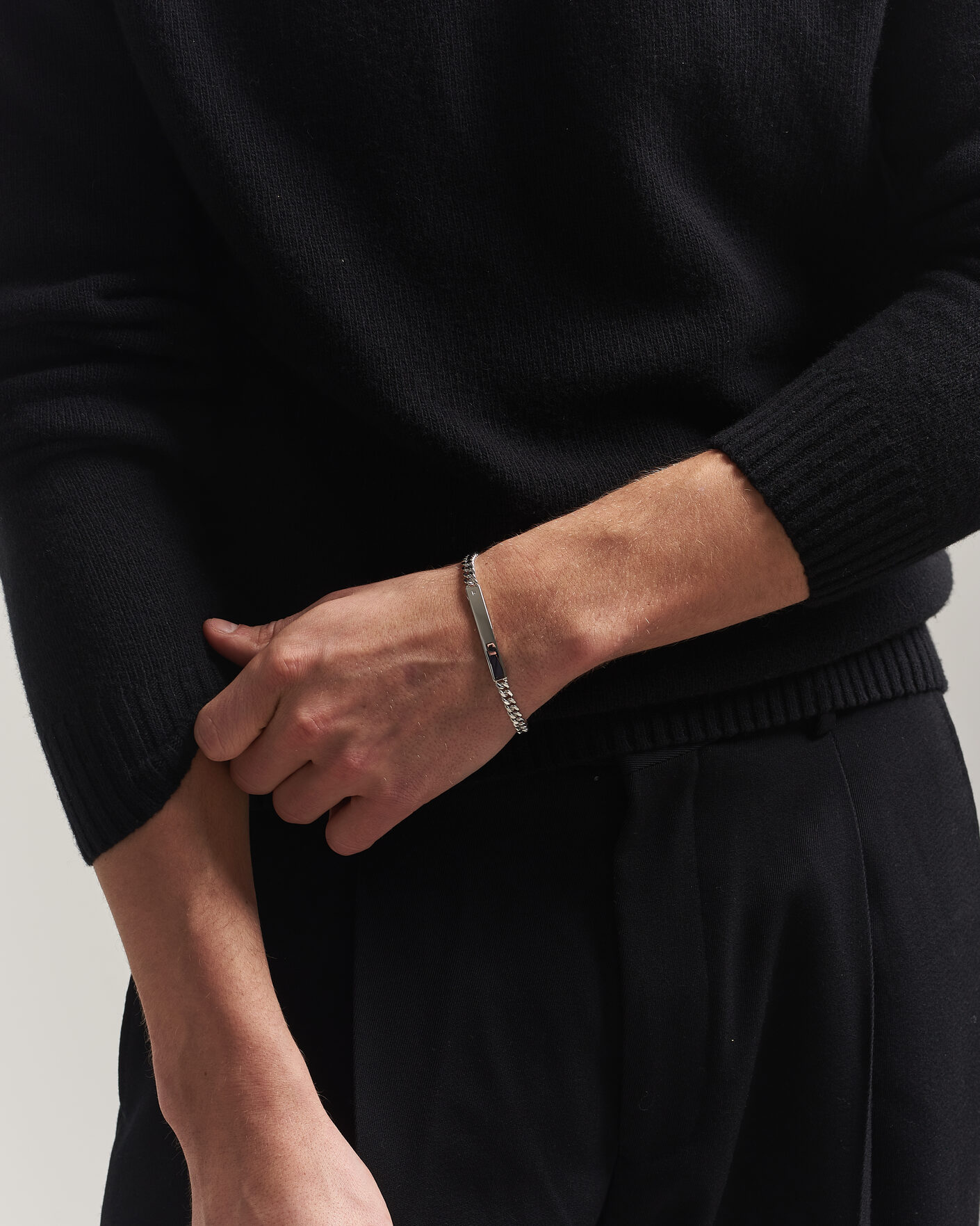 Herr | Smycken | Tom Wood | ID Bracelet Silver