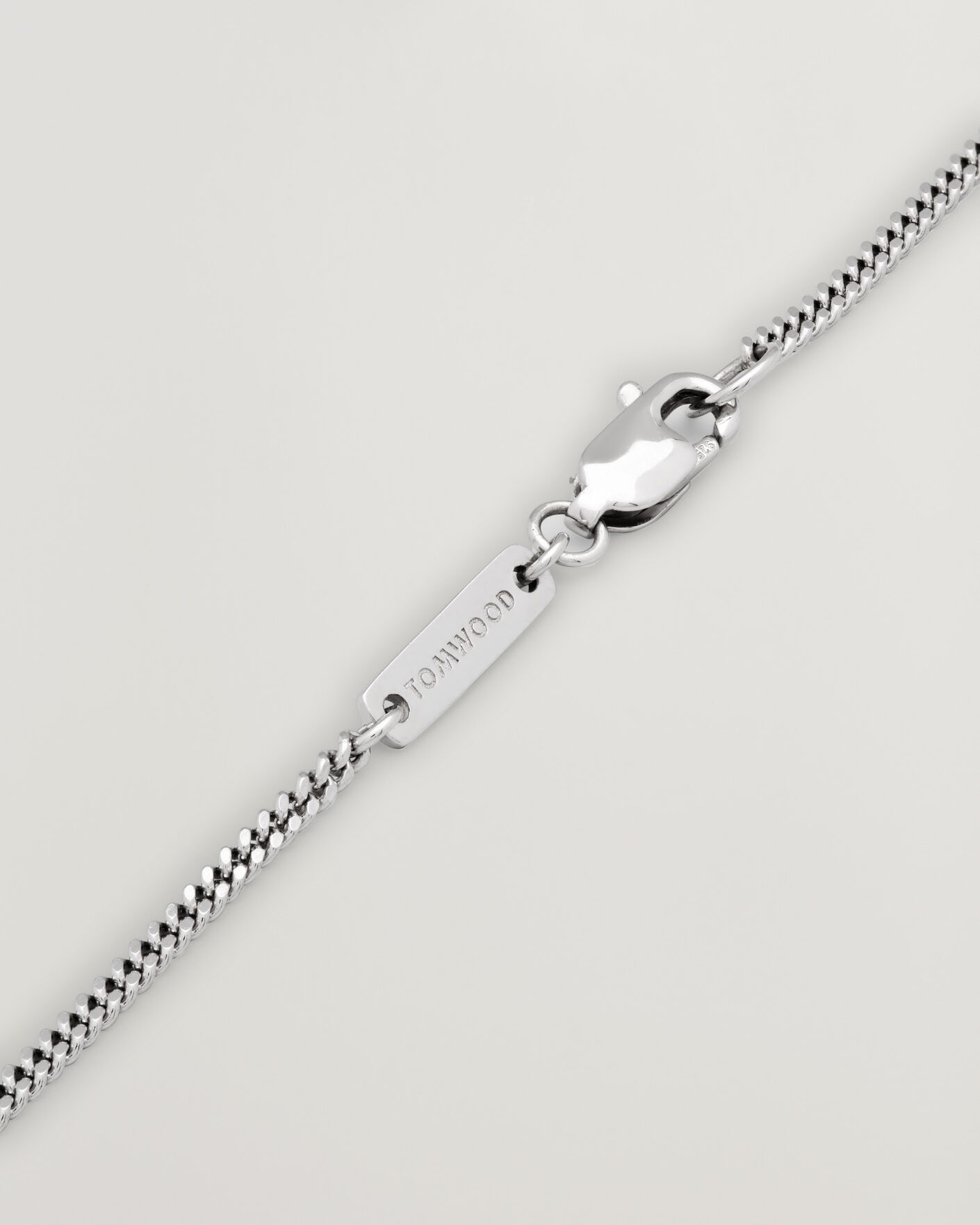 Herr | Smycken | Tom Wood | ID Pendant 21,5 Inches Silver