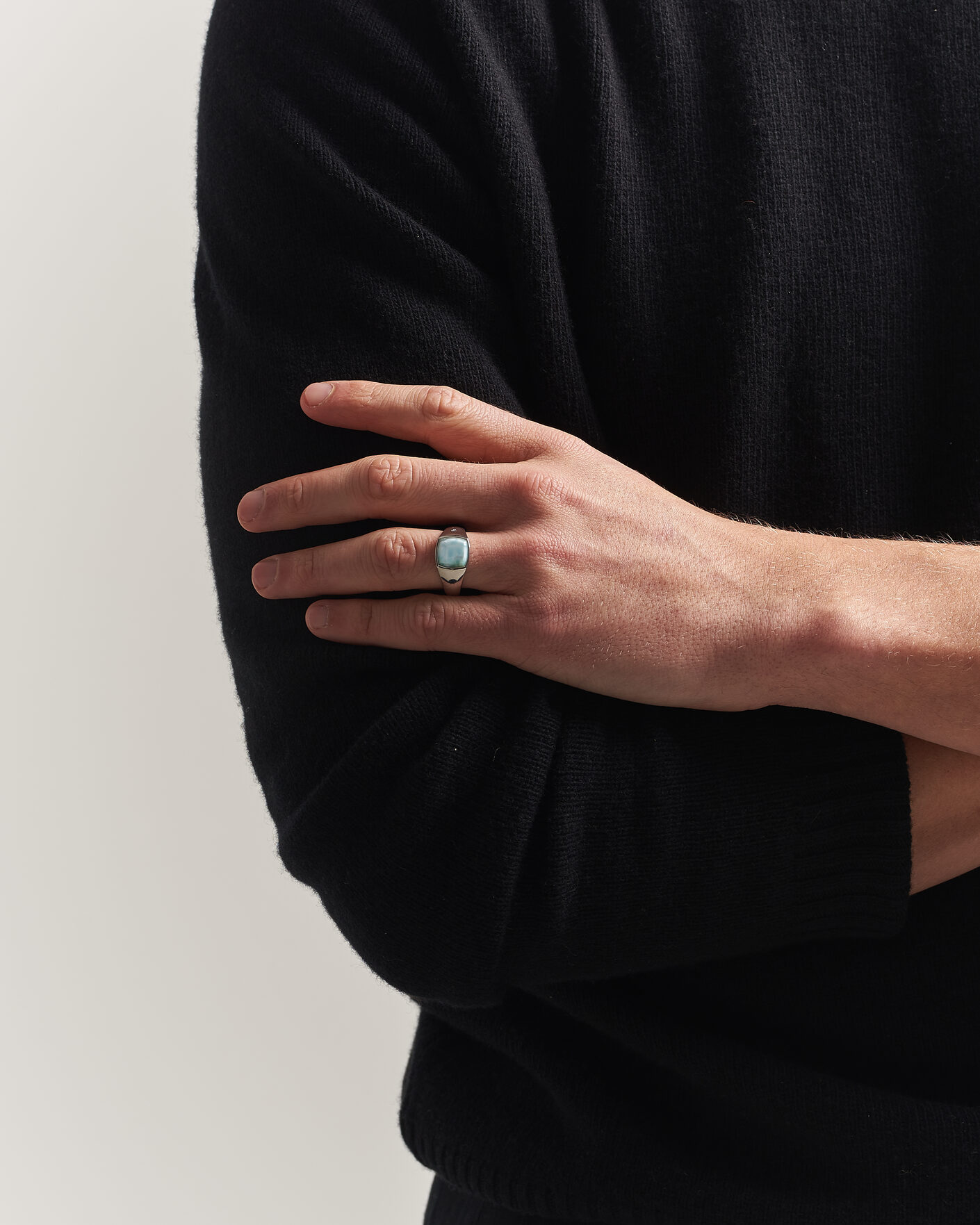 Herr | Smycken | Tom Wood | Kay Ring Ice Blue Silver