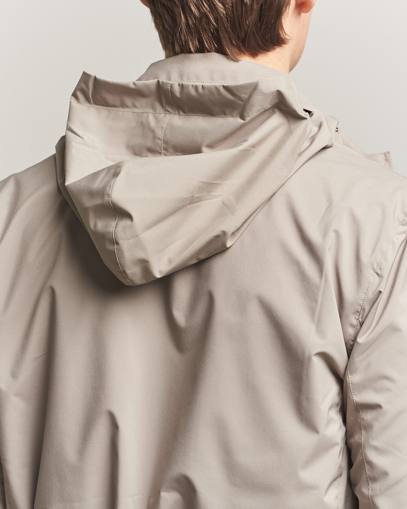 Herr | Jackor | Gran Sasso | Nylon Field Jacket Beige