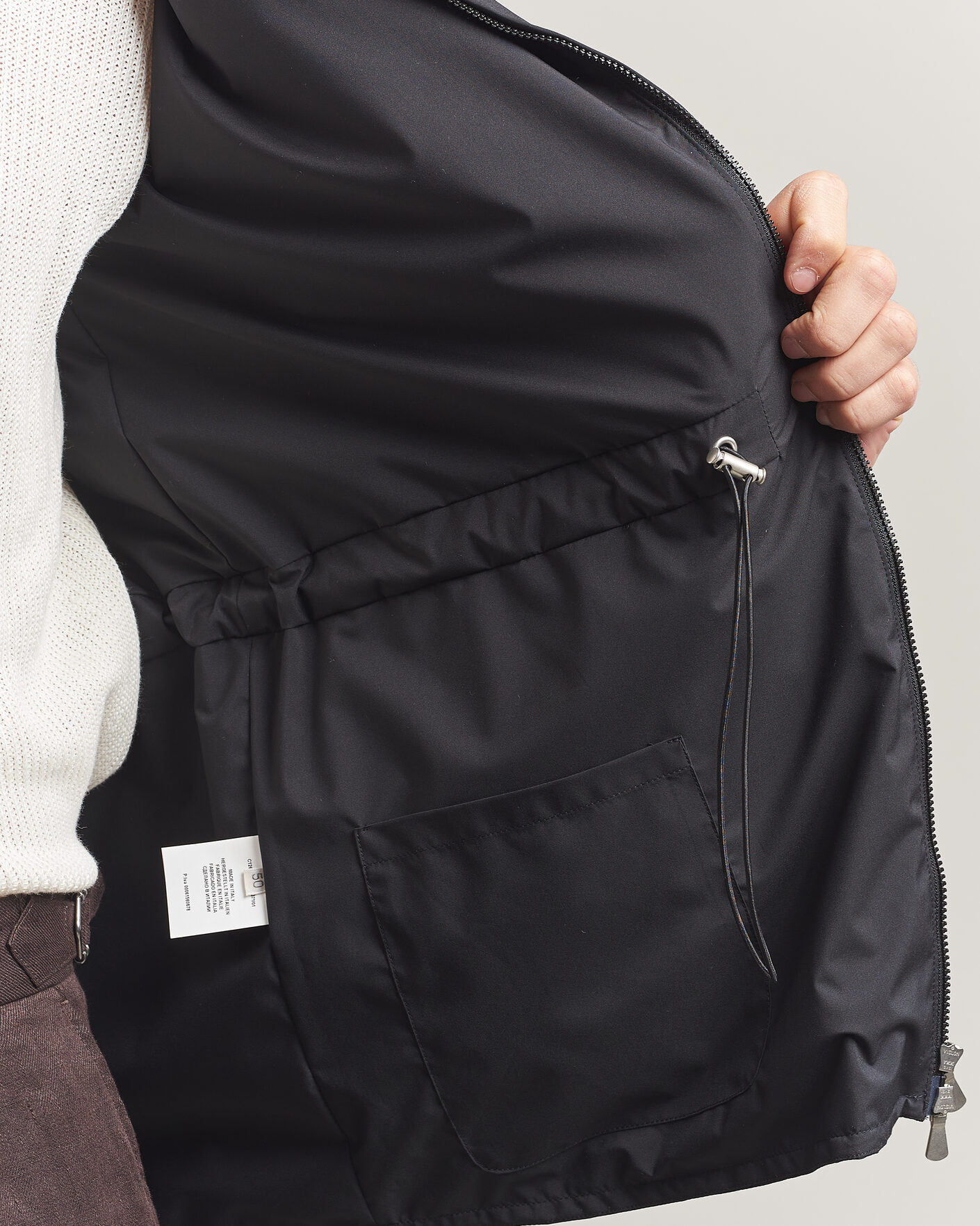 Herr | Jackor | Gran Sasso | Nylon Field Jacket Navy