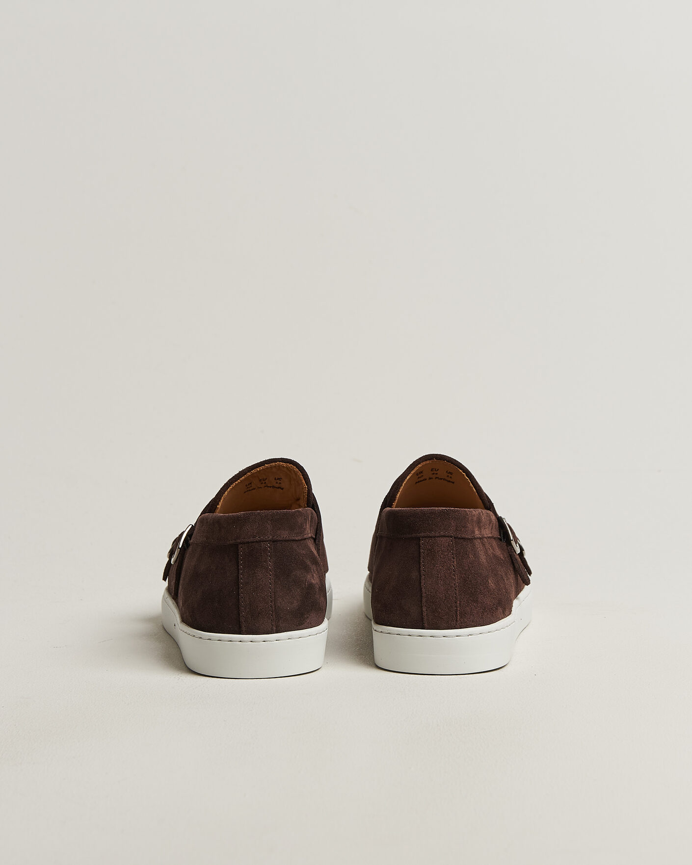 Herr | Loafers | Fliteless | Suede Monk Strap Sneaker Loafer Dark Brown