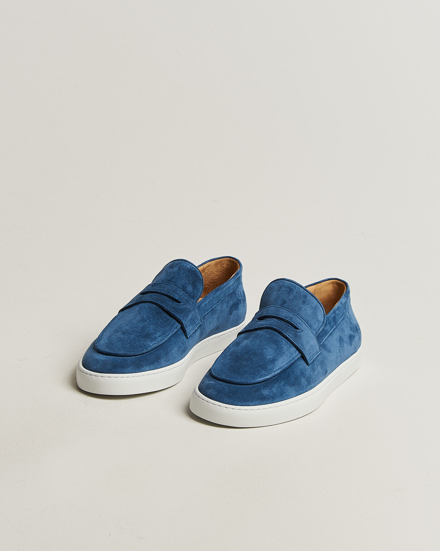 Herr | Loafers | Fliteless | Suede Penny Sneaker Ocean