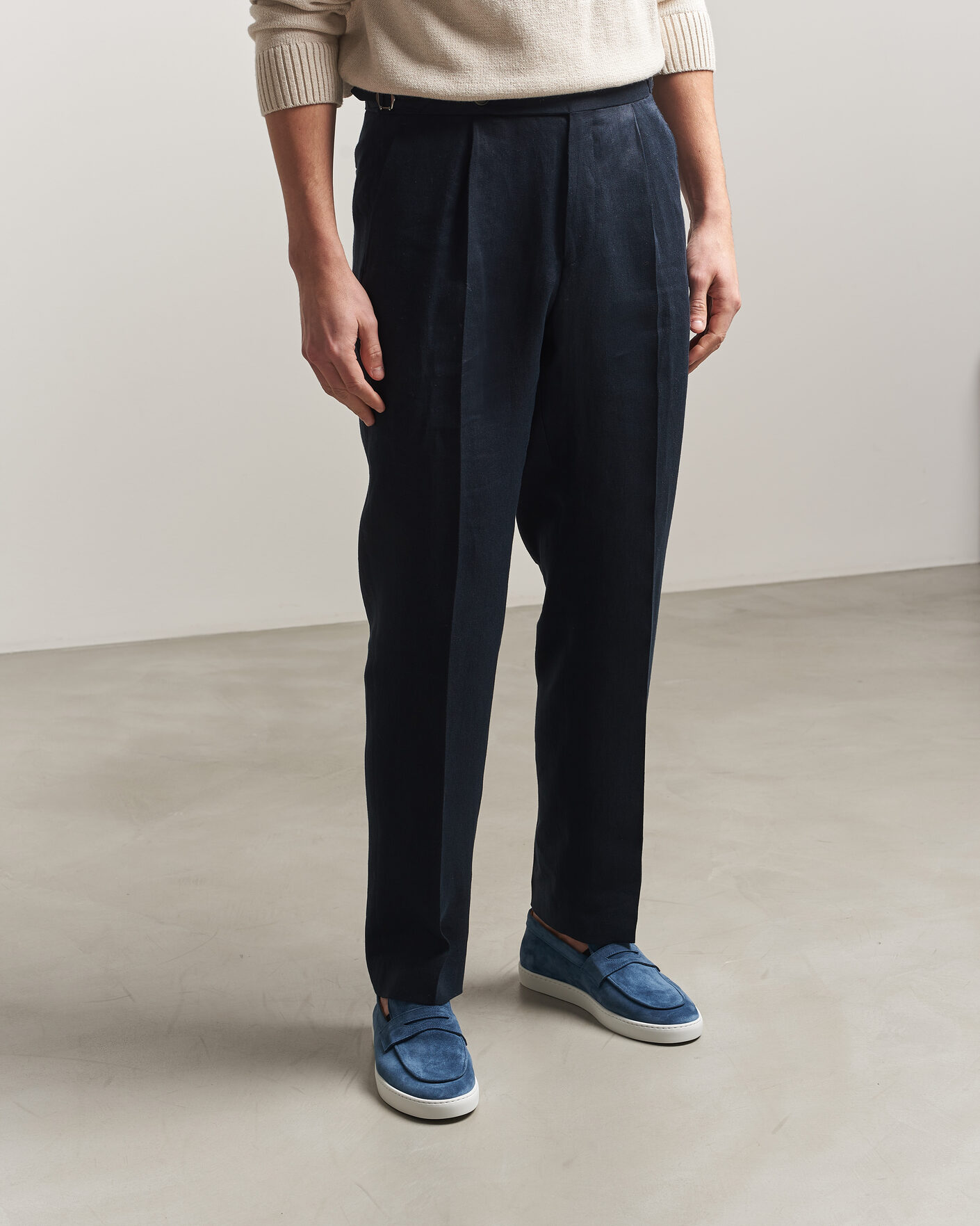 Herr | Loafers | Fliteless | Suede Penny Sneaker Ocean