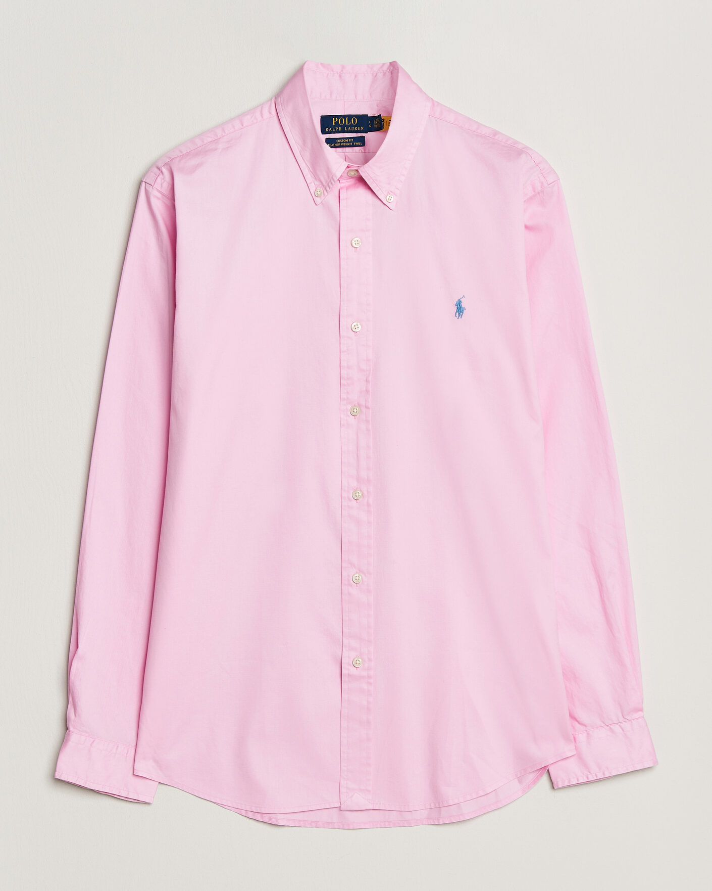 Herr | Skjortor | Polo Ralph Lauren | Custom Fit Garment Twill Shirt Carmel Pink