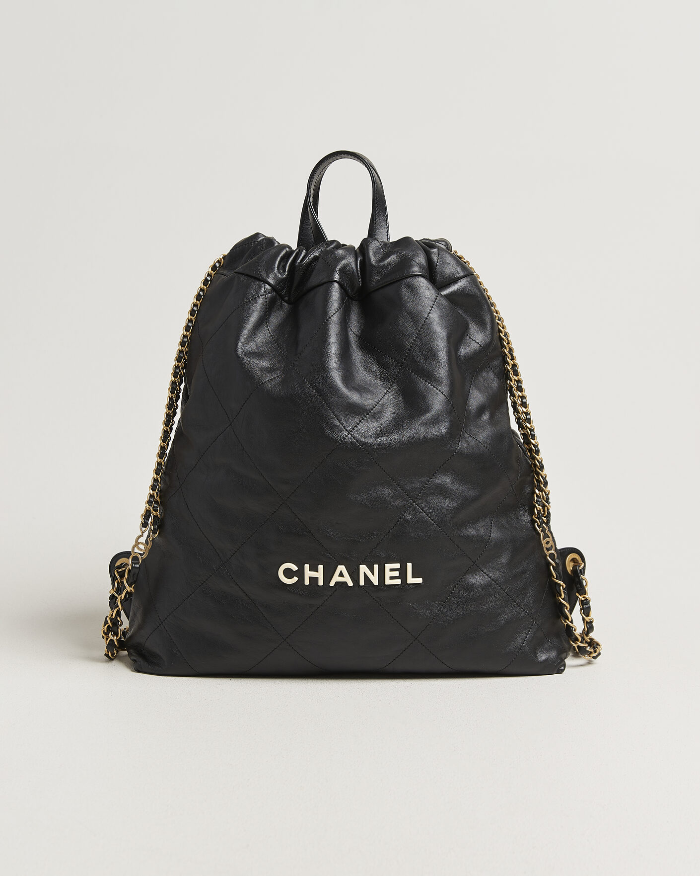 Herr | Pre-Owned & Vintage Bags | Chanel Pre-Owned | Chanel 22 Backpack Black