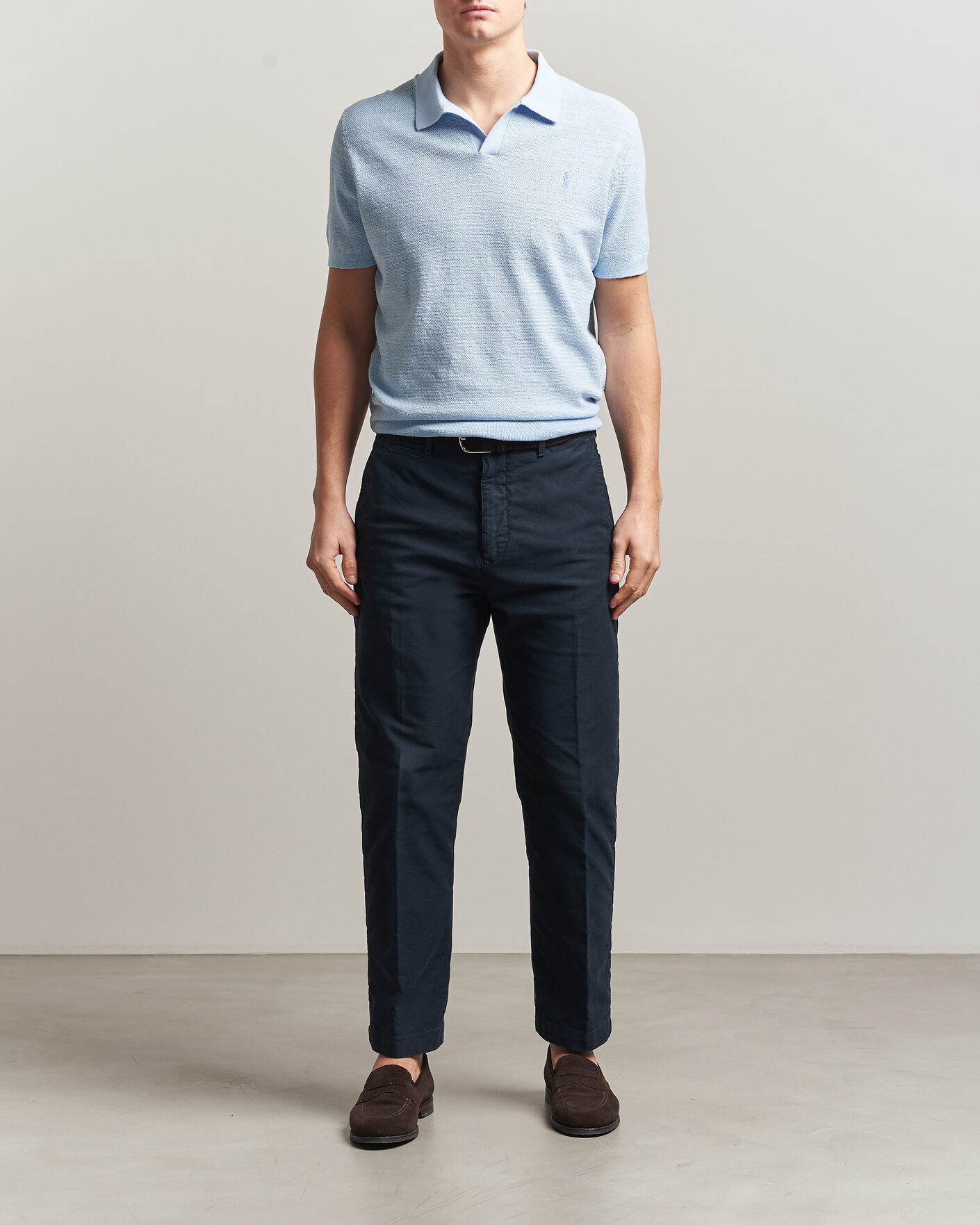Herr | Pikéer | Polo Ralph Lauren | Cotton Blend Polo Office Blue