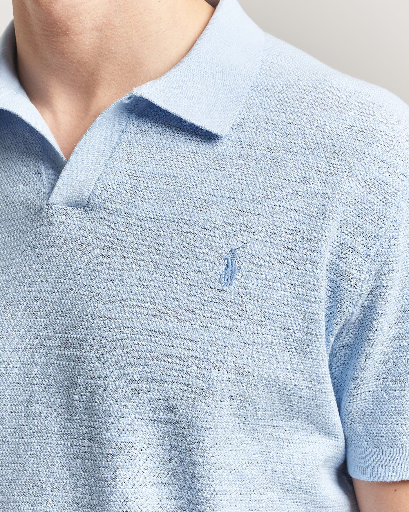 Herr | Pikéer | Polo Ralph Lauren | Cotton Blend Polo Office Blue