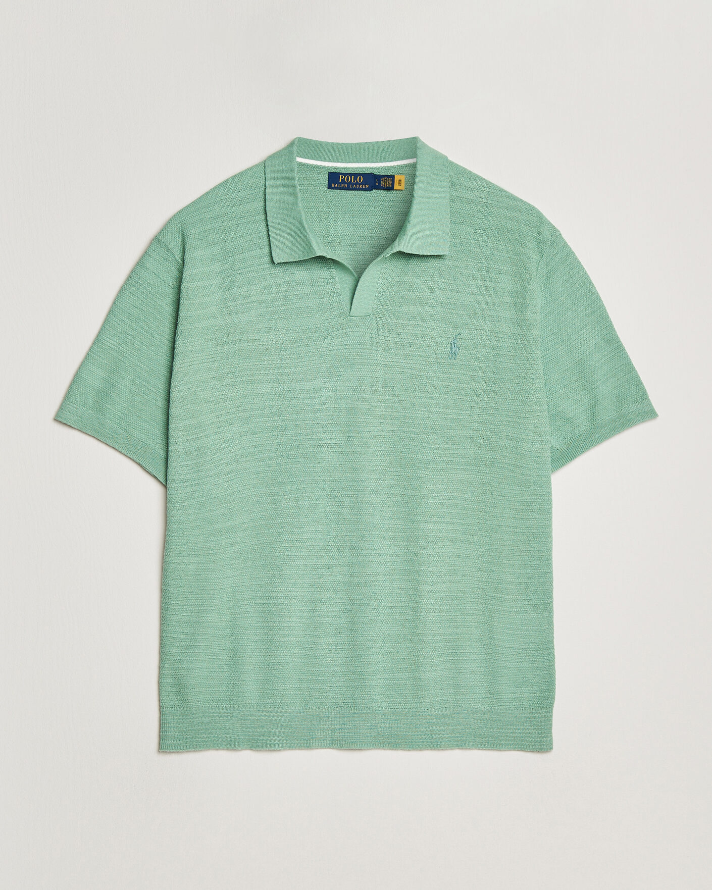 Herr | Pikéer | Polo Ralph Lauren | Cotton Blend Polo Faded Mint