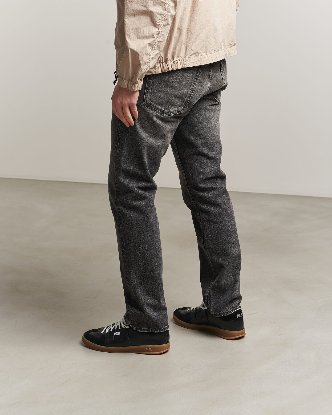 Herr | Sneakers | P448 | Monza Leather/Suede Sneaker Black