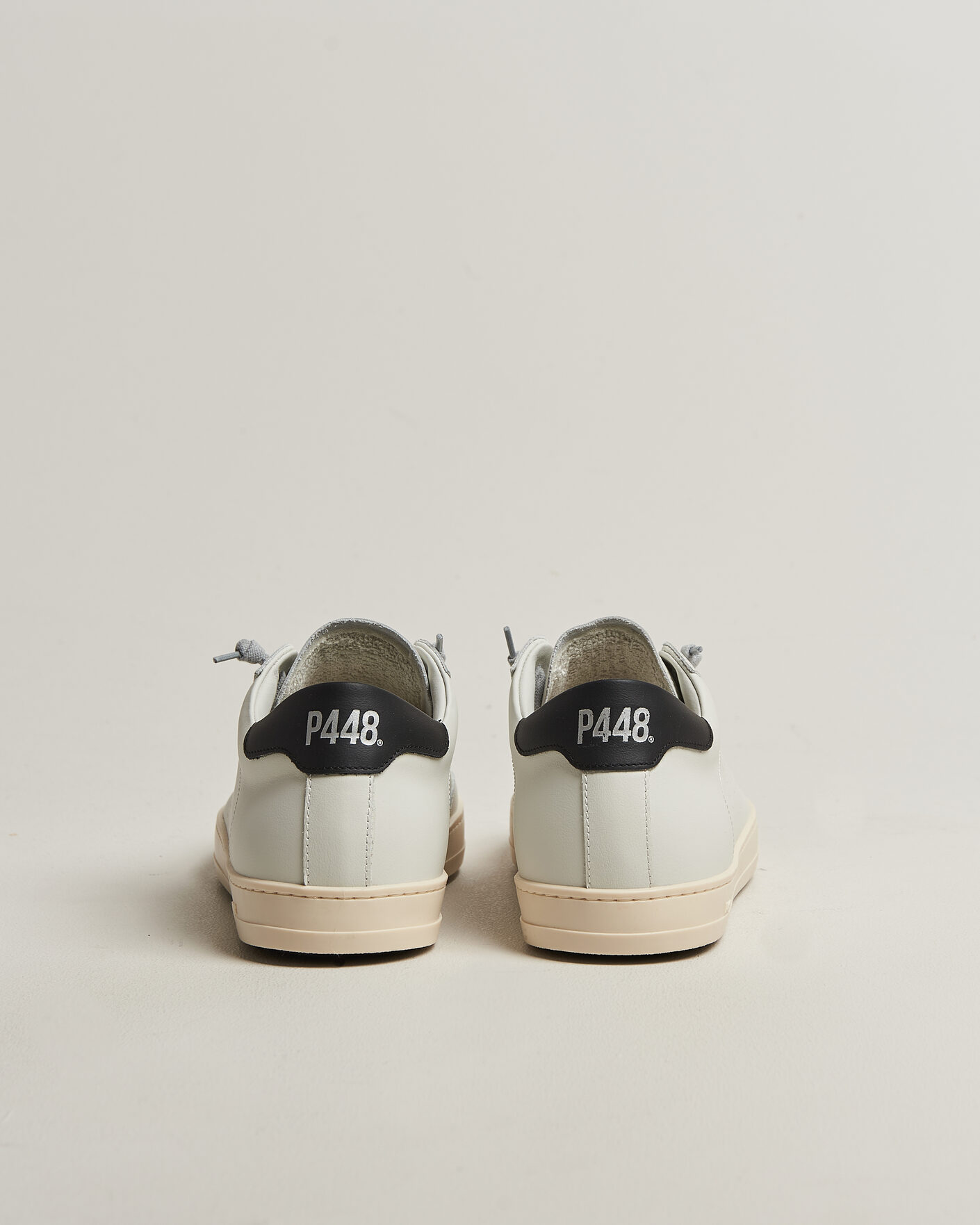 Herr | Sneakers | P448 | John Leather Sneaker White/Black