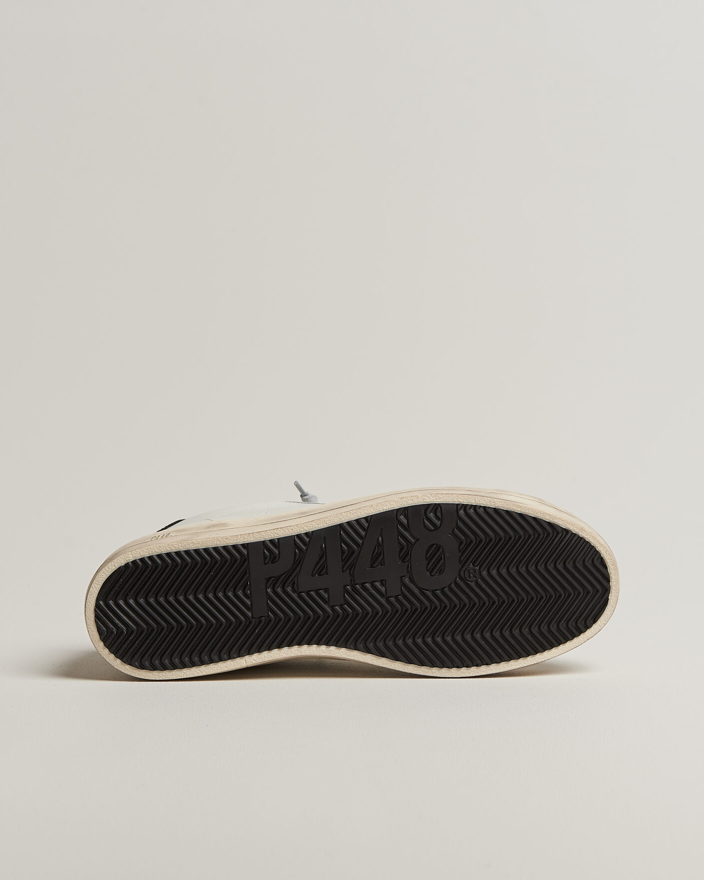 Herr | P448 John Leather Sneaker White/Olive | P448 | John Leather Sneaker White/Olive