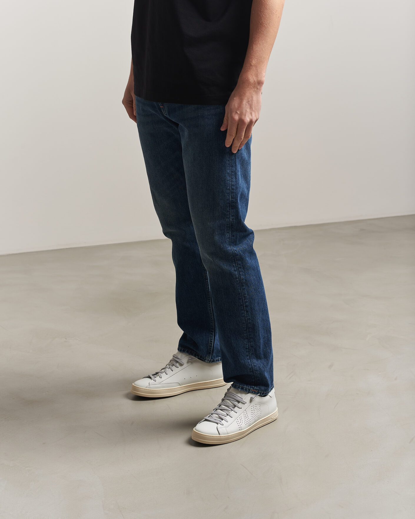Herr | Sneakers | P448 | John Leather Sneaker White