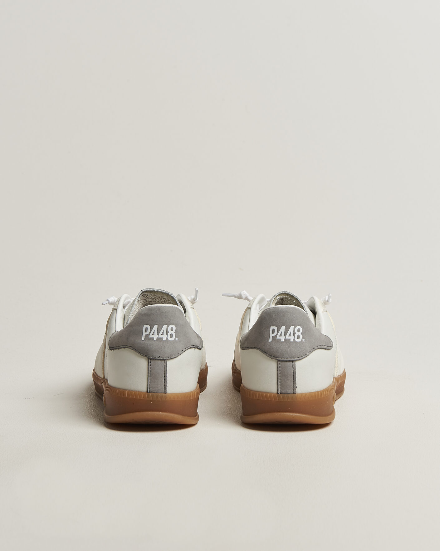 Herr | Sneakers | P448 | Monza Leather/Suede Sneaker White