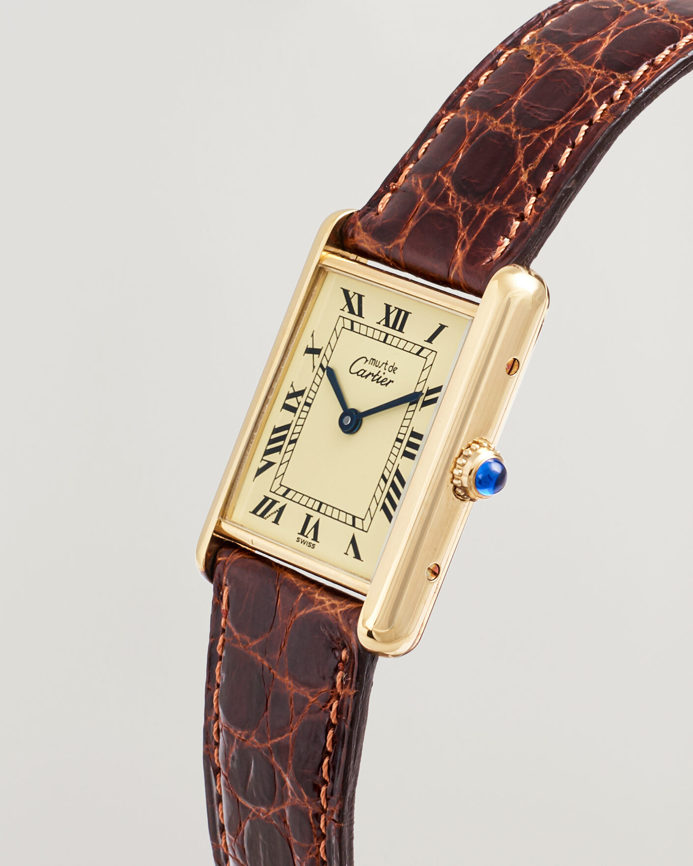 Herr | Pre-Owned & Vintage Watches | Cartier Pre-Owned | Tank Vermeil 